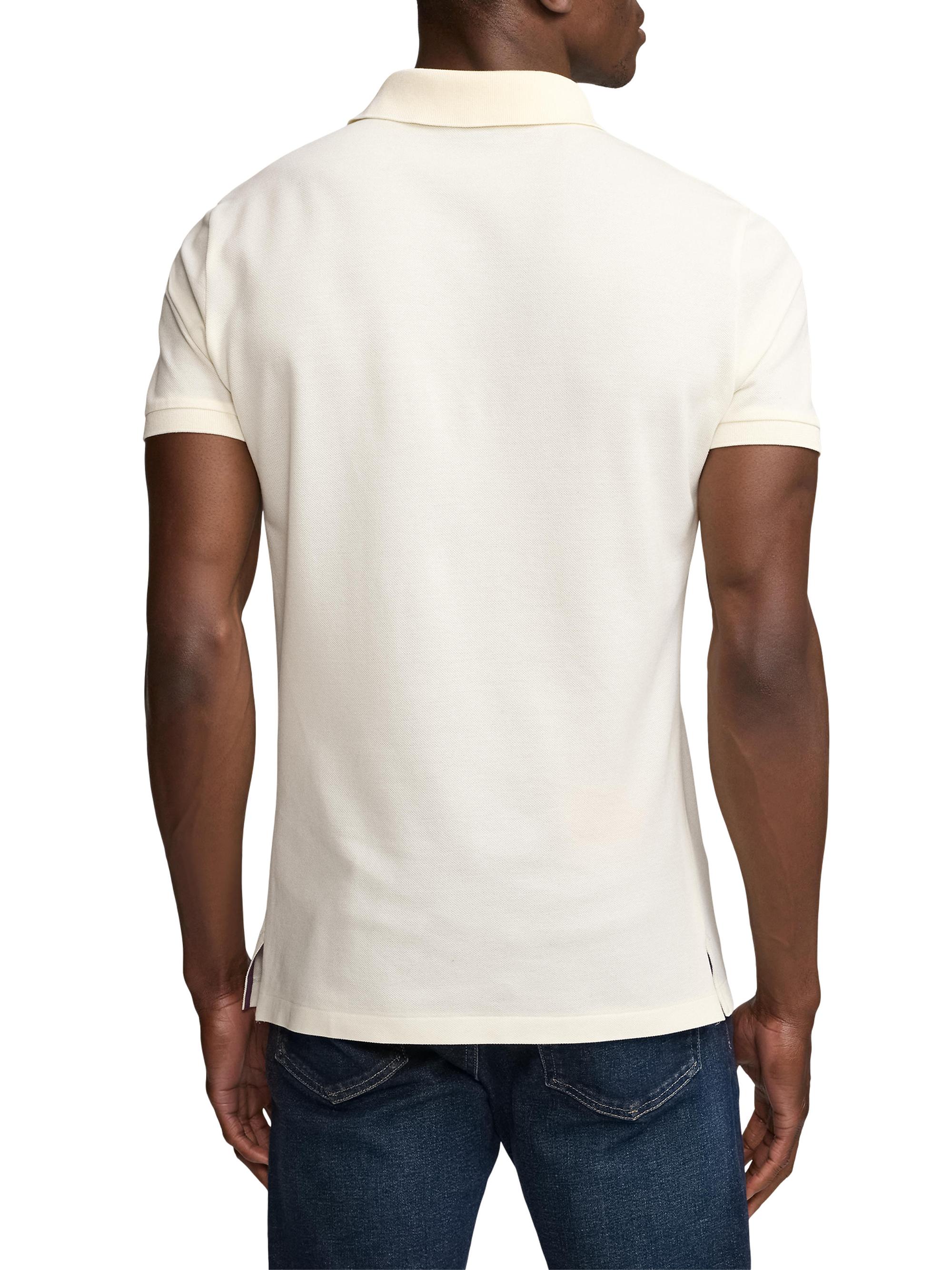 Ralph Lauren Purple Label Men's Cashmere-Blend Polo Shirt - Classic Cream | Thumbnail 5