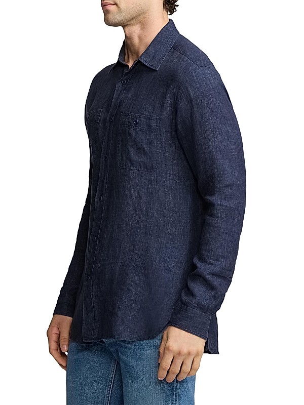 Shop Ralph Lauren Purple Label Langley Linen Sport Shirt Shop Ralph Lauren Purple Label Langley Linen Sport Shirt