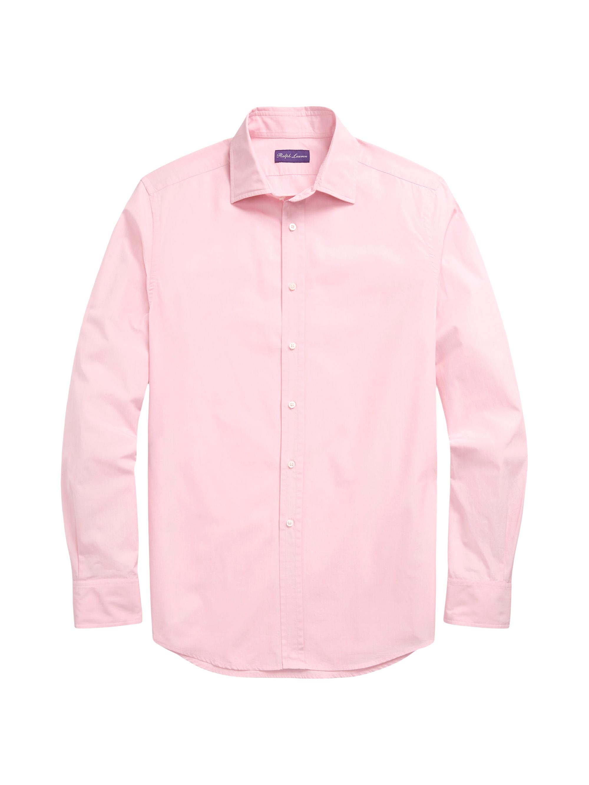 Ralph Lauren Purple Label Men's Aston Cotton Sport Shirt - Chalk Pink