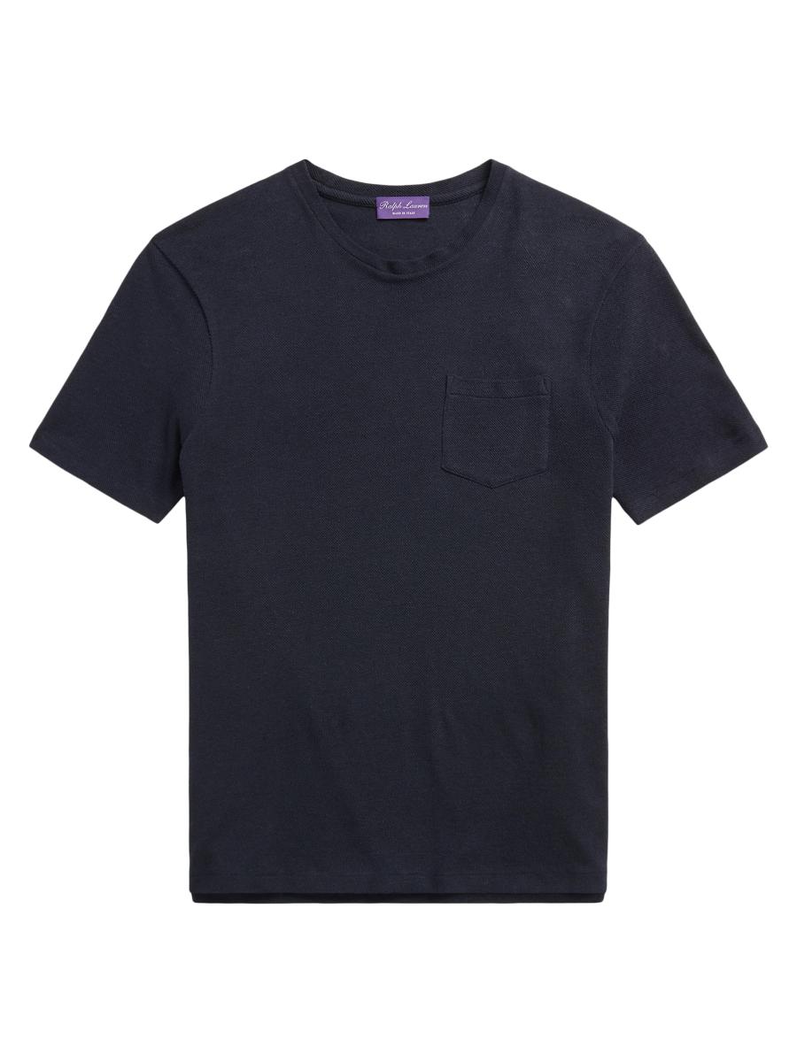 Ralph Lauren Purple Label Linen & Cotton-Blend Crewneck T