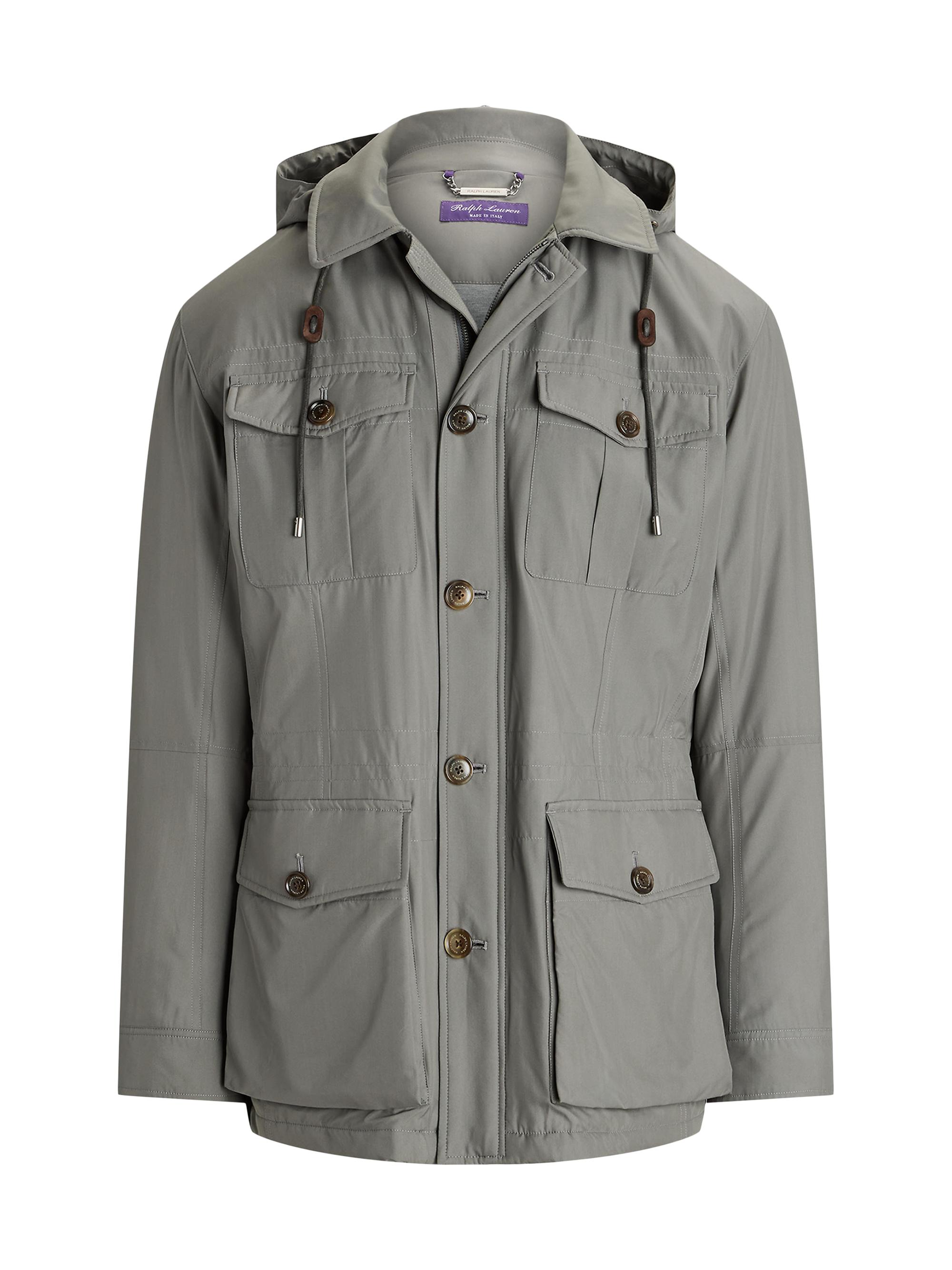 ジャケット・アウター RALPH LAUREN PURPLE LABEL 2023SS Ralph Lauren Purple Label Hartridge Silk Hooded Field Jacket