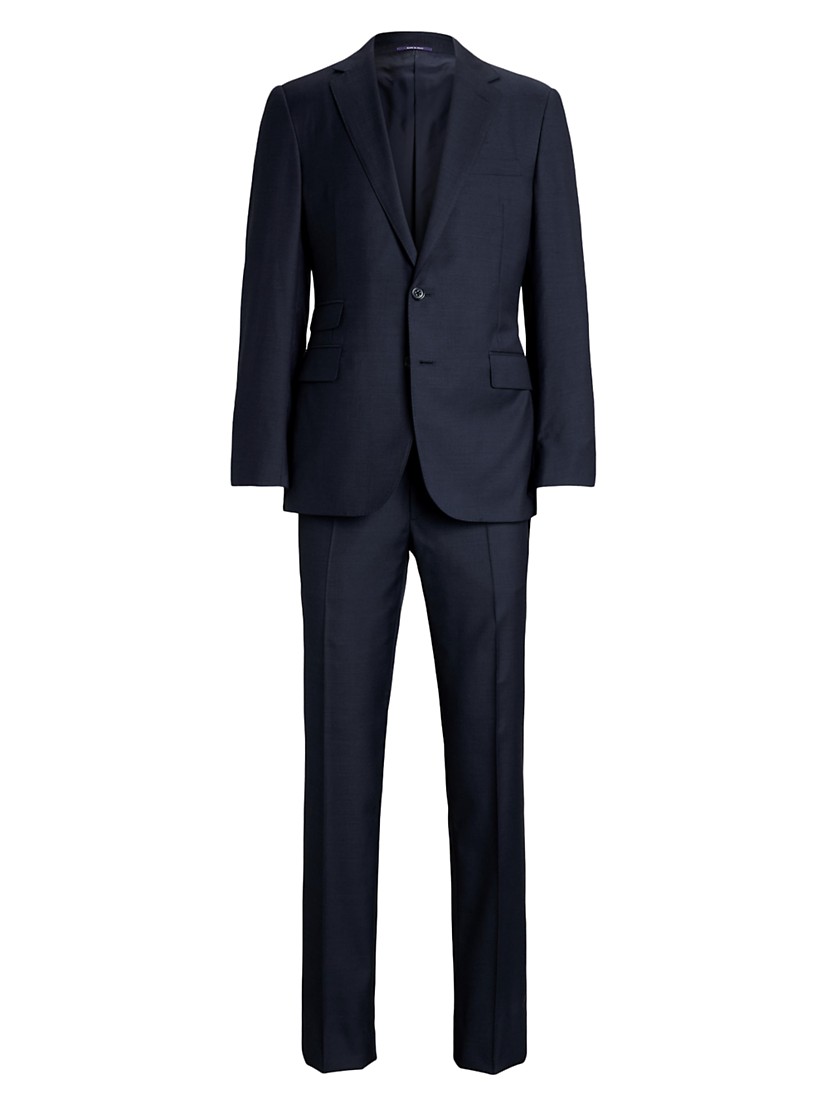 Shop Ralph Lauren Purple Label Gregory Wool Single-Breasted Shop Ralph Lauren Purple Label Gregory Wool Single-Breasted