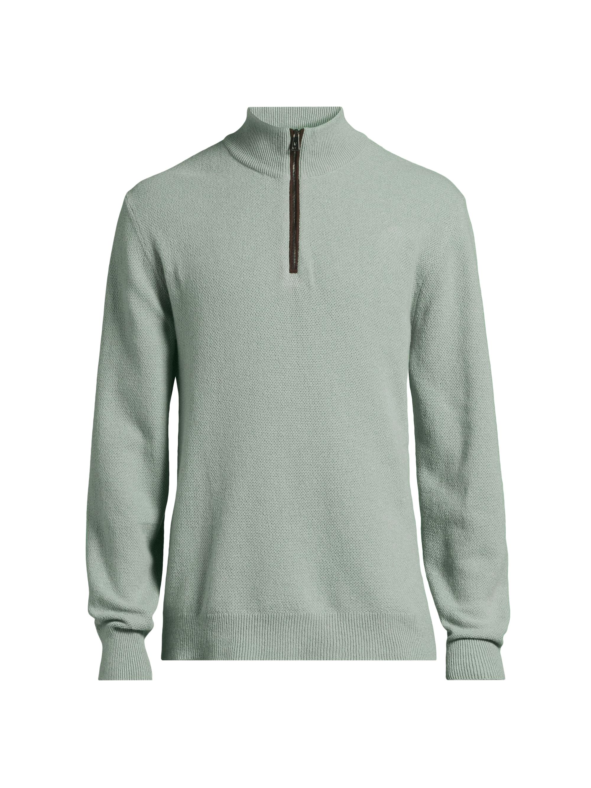 Polo Ralph Lauren Luxury Jersey Quarter-Zip Sweater | Saks