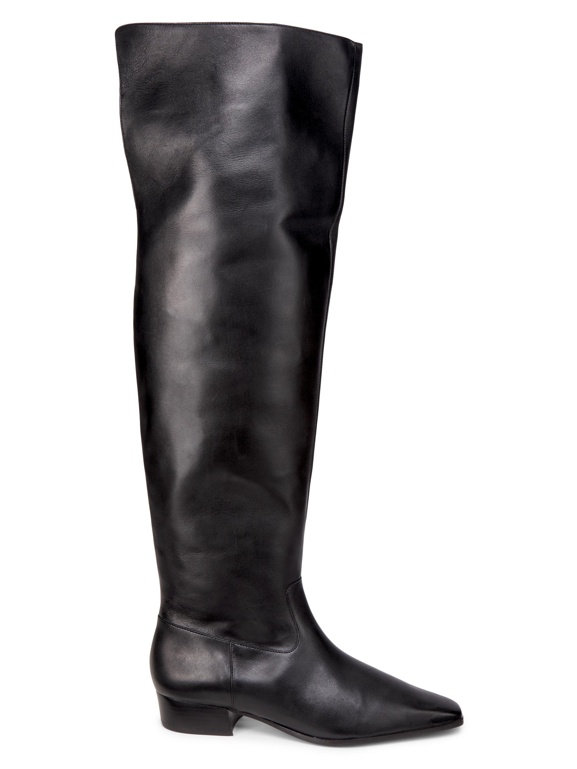 Schutz Helena Over-The-Knee Leather Boots | Saks Fifth Avenue