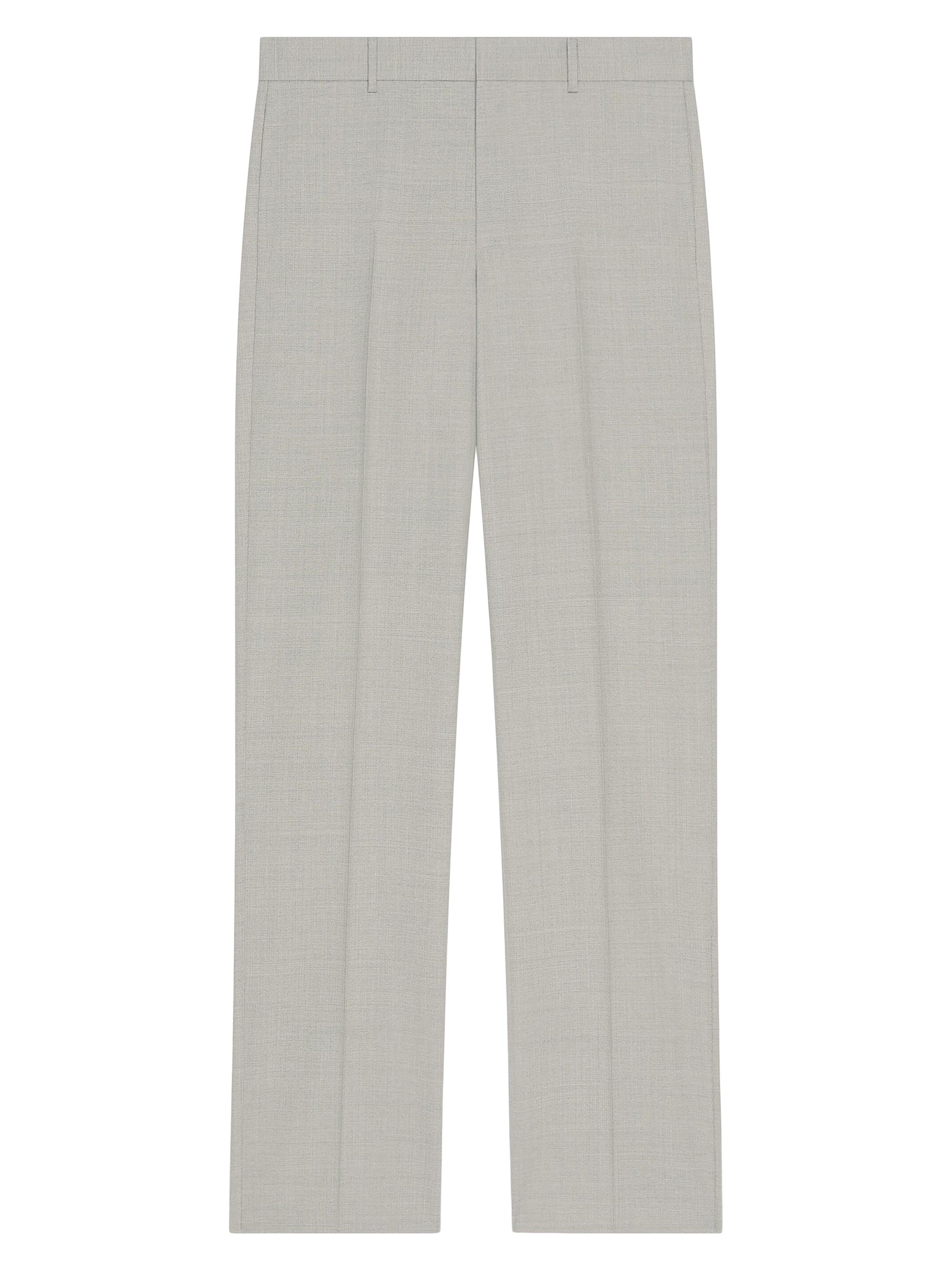 Givenchy Men's Tailored Pants in Wool - Cloud Grey