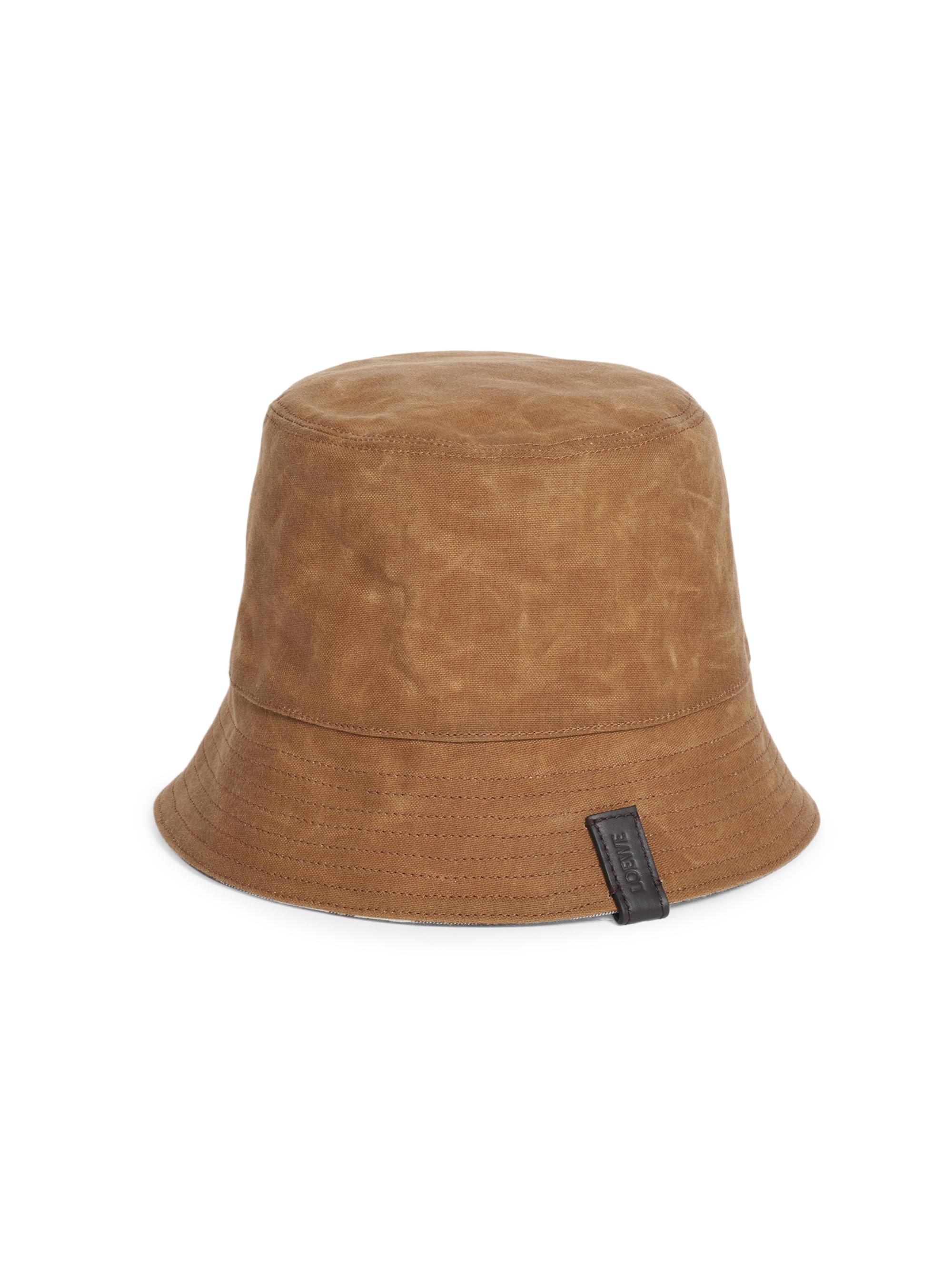 LOEWE Men's Reversible Bucket Hat - Beige