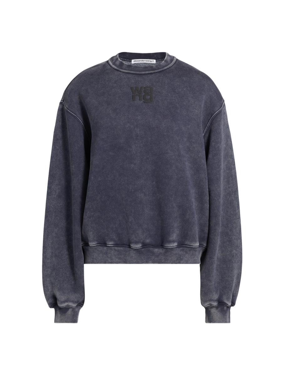 Alexander Wang Essential Terry Puff Logo Sweatshirt | Saks