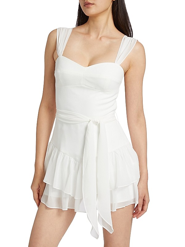Kendra Button Down Belted Romper Kendra Button Down Belted Romper