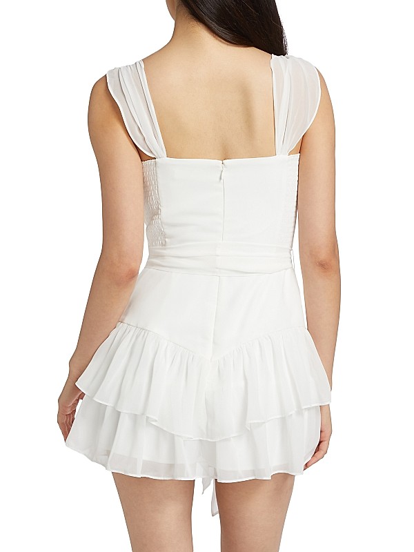 Kendra Button Down Belted Romper Kendra Button Down Belted Romper