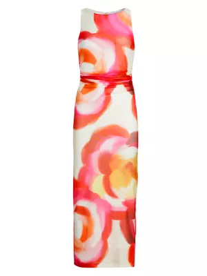 Amanda Uprichard Women's Tiffany Floral Sleeveless Midi-Dress - Asteria