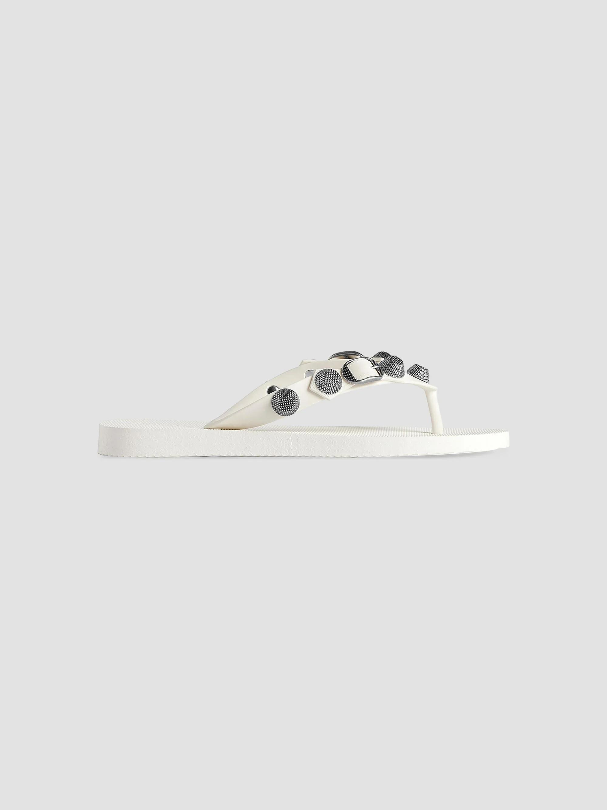 BALENCIAGA Cagole sandal ホワイト Balenciaga Cagole Thong Sandals | Saks Fifth Avenue