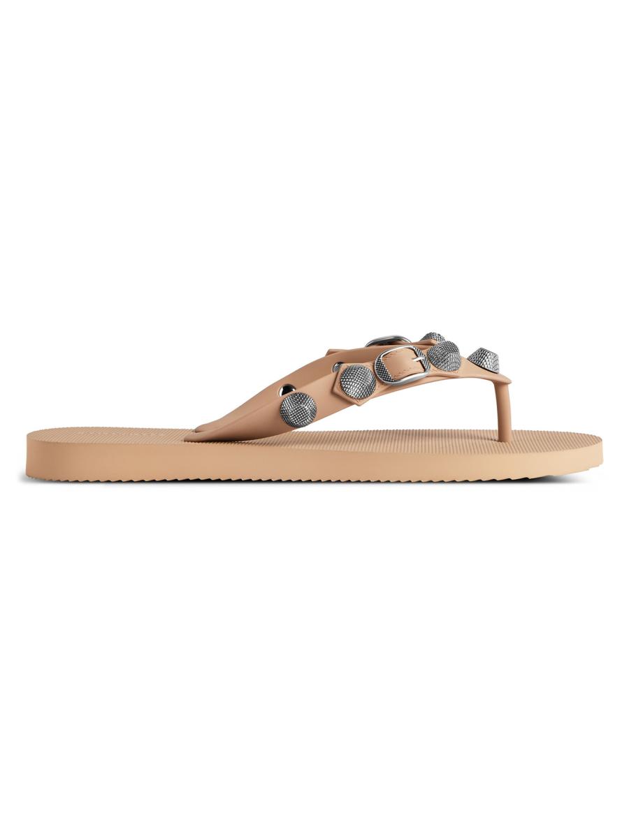 関税込【BALENCIAGA】Cagole トングサンダル Crystal Women's Cagole Thong Sandal in Black/crystal | Balenciaga US