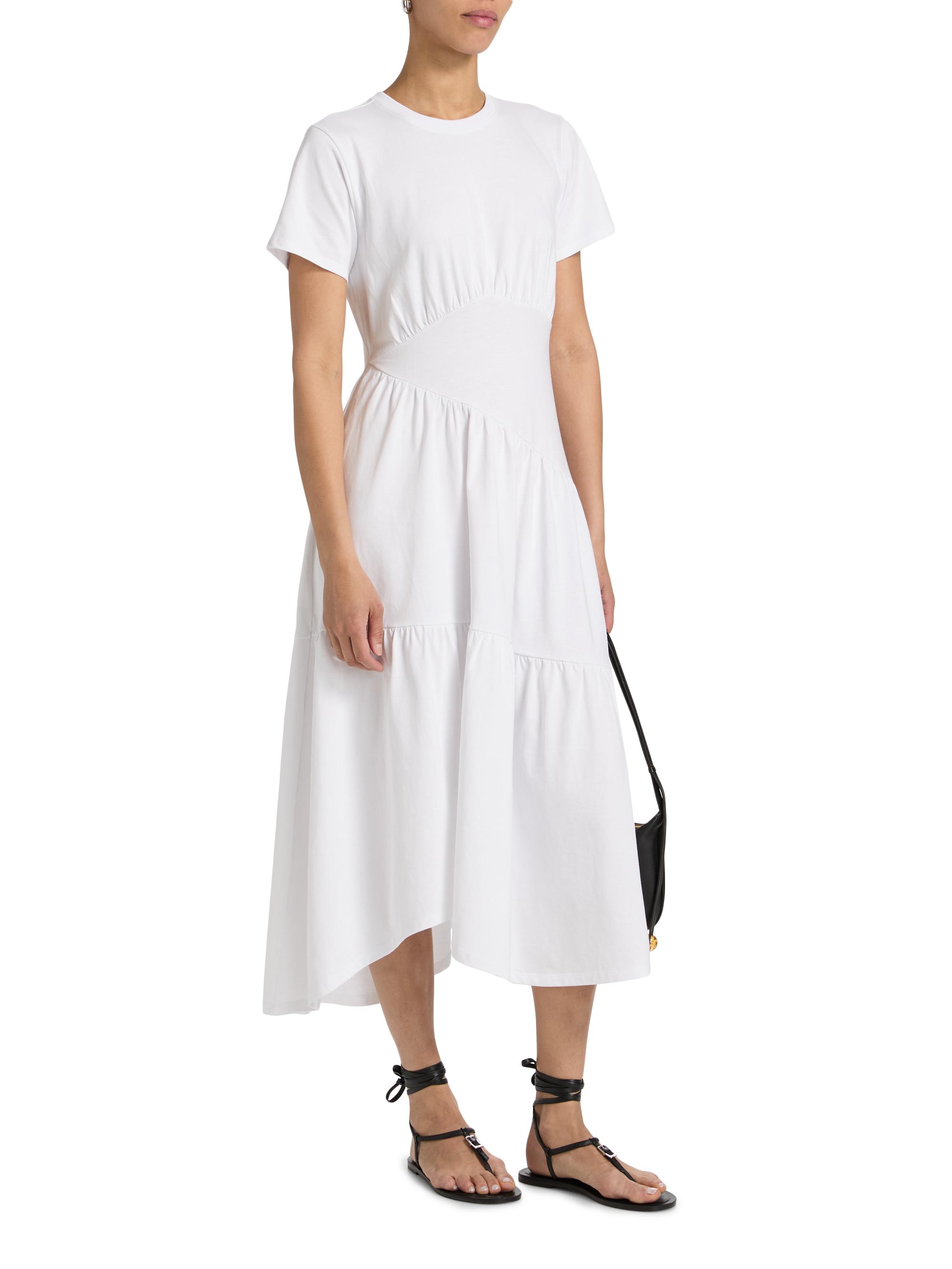 ワンピース HANA YAGI SEAM DRESS FRAME Gathered Seam Cotton Midi-Dress | Saks Fifth Avenue