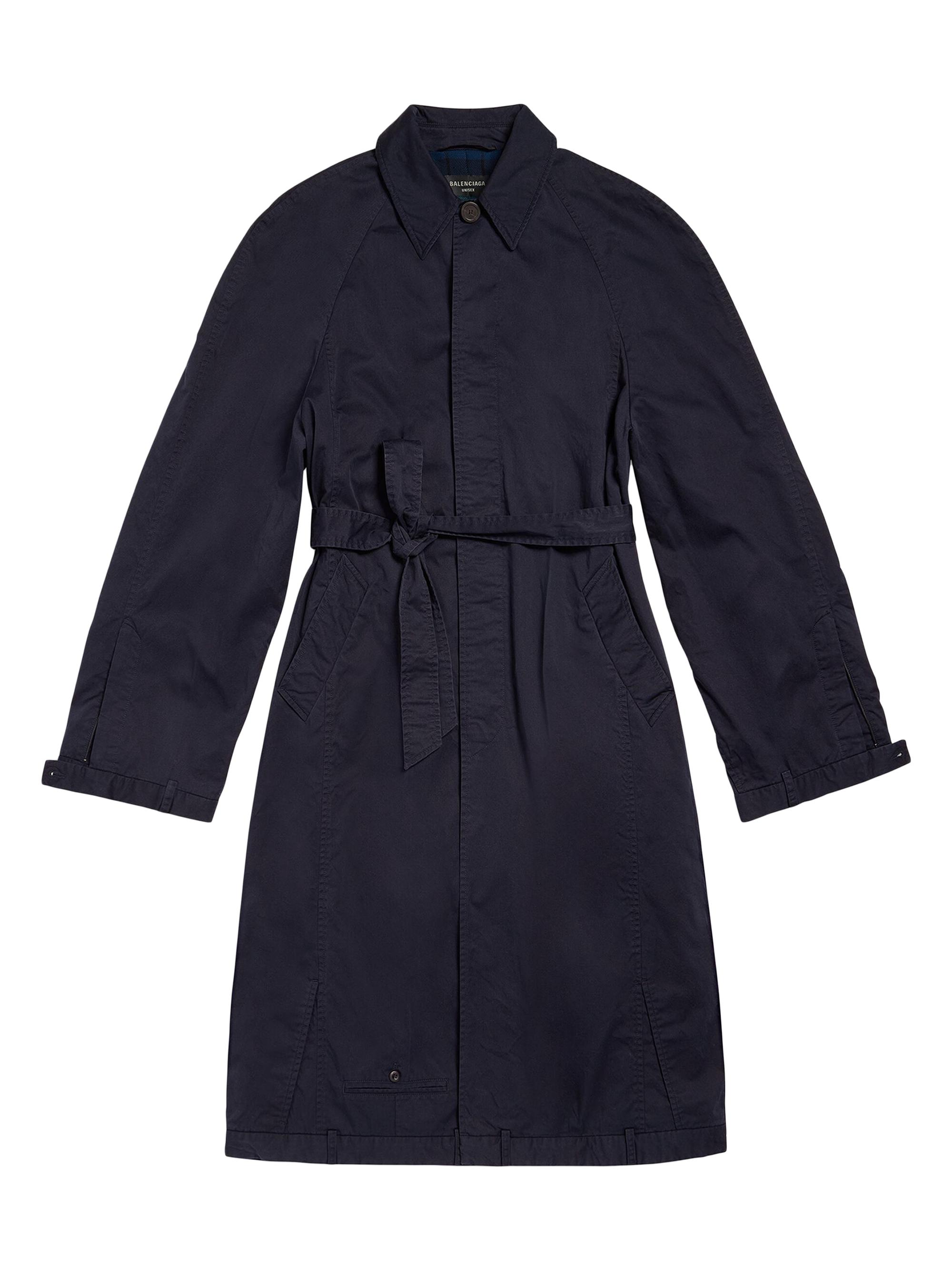 Balenciaga Deconstructed Carcoat - Dark Blue