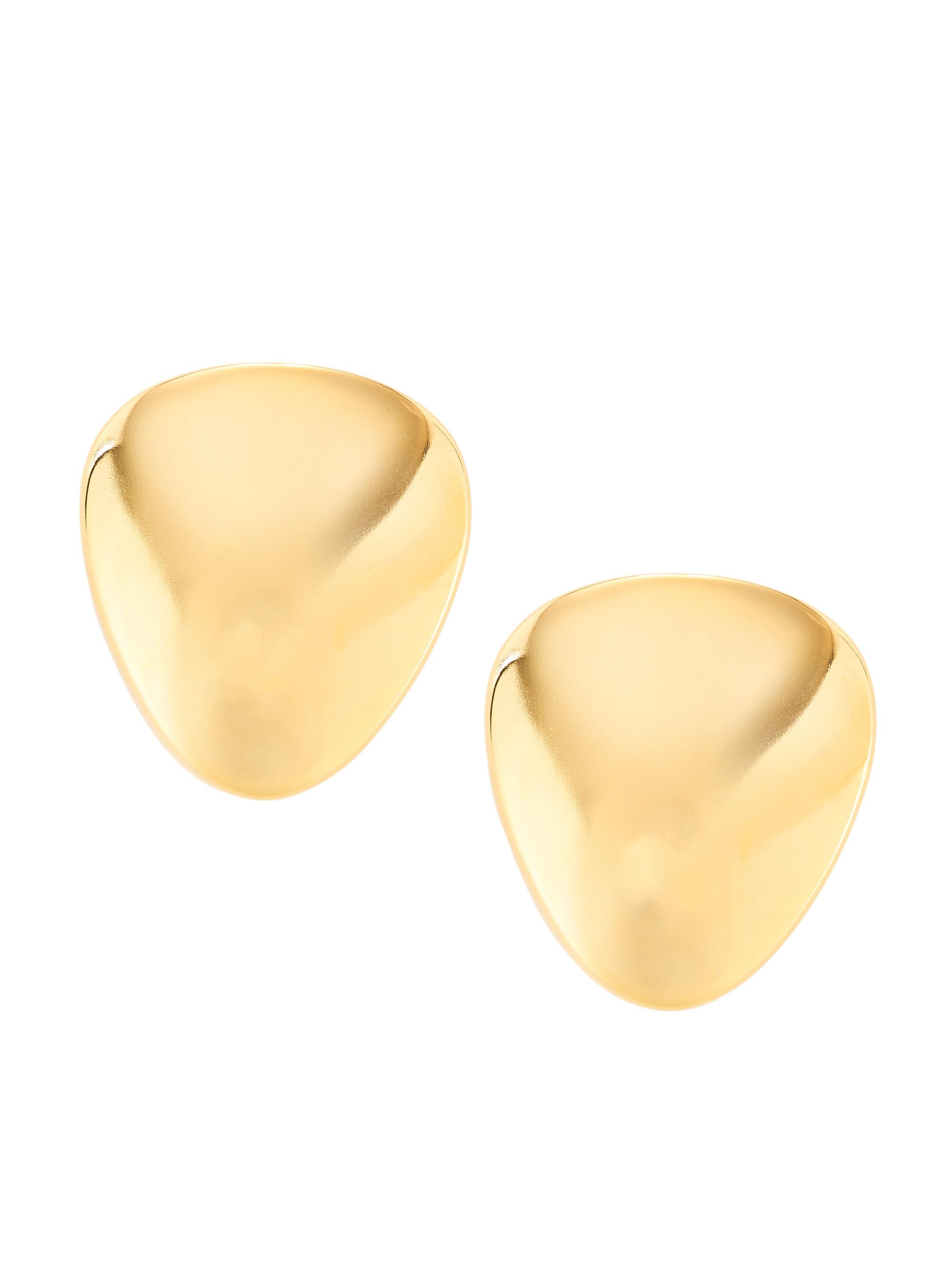 Ben Amun Women's Santa Fe 24K-Gold-Plated Clip-On Earrings - Gold