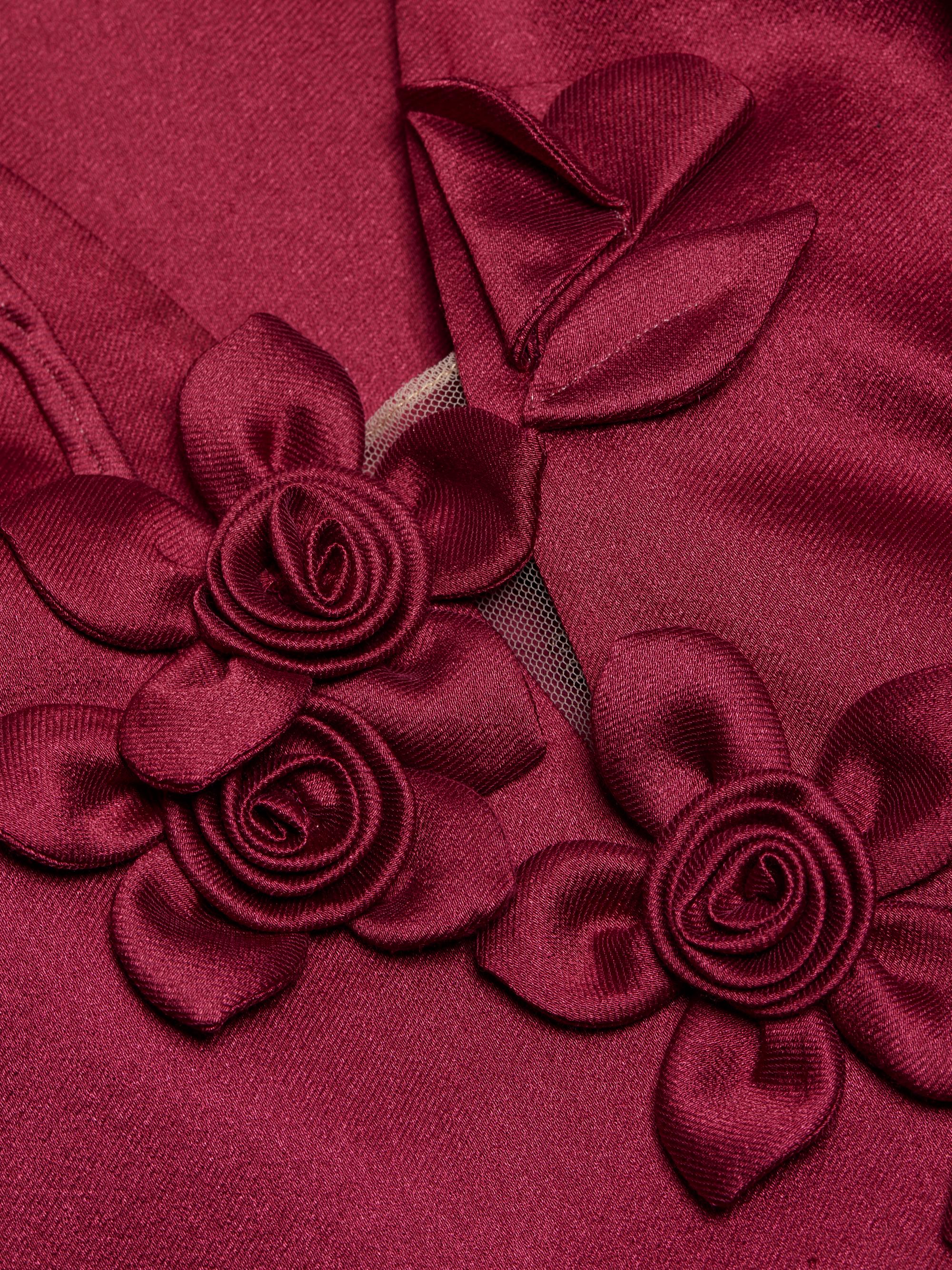 Marchesa Notte Flower Appliqué Cocktail Dress | Saks Fifth Avenue