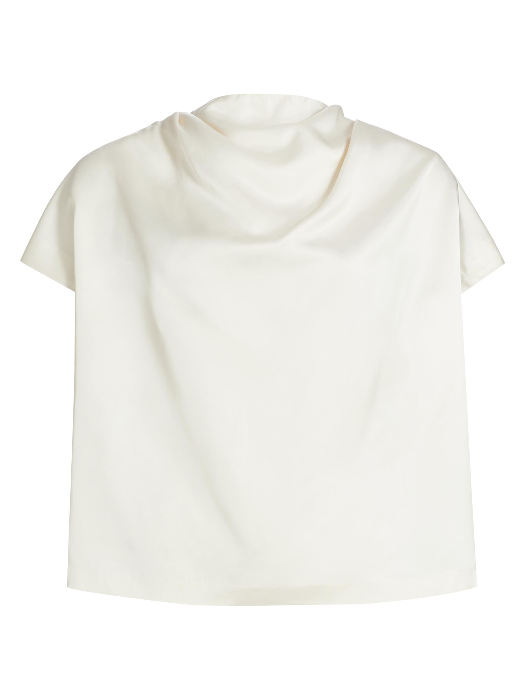 Róhe Women's Draped Cowl Neck Top - Pearl