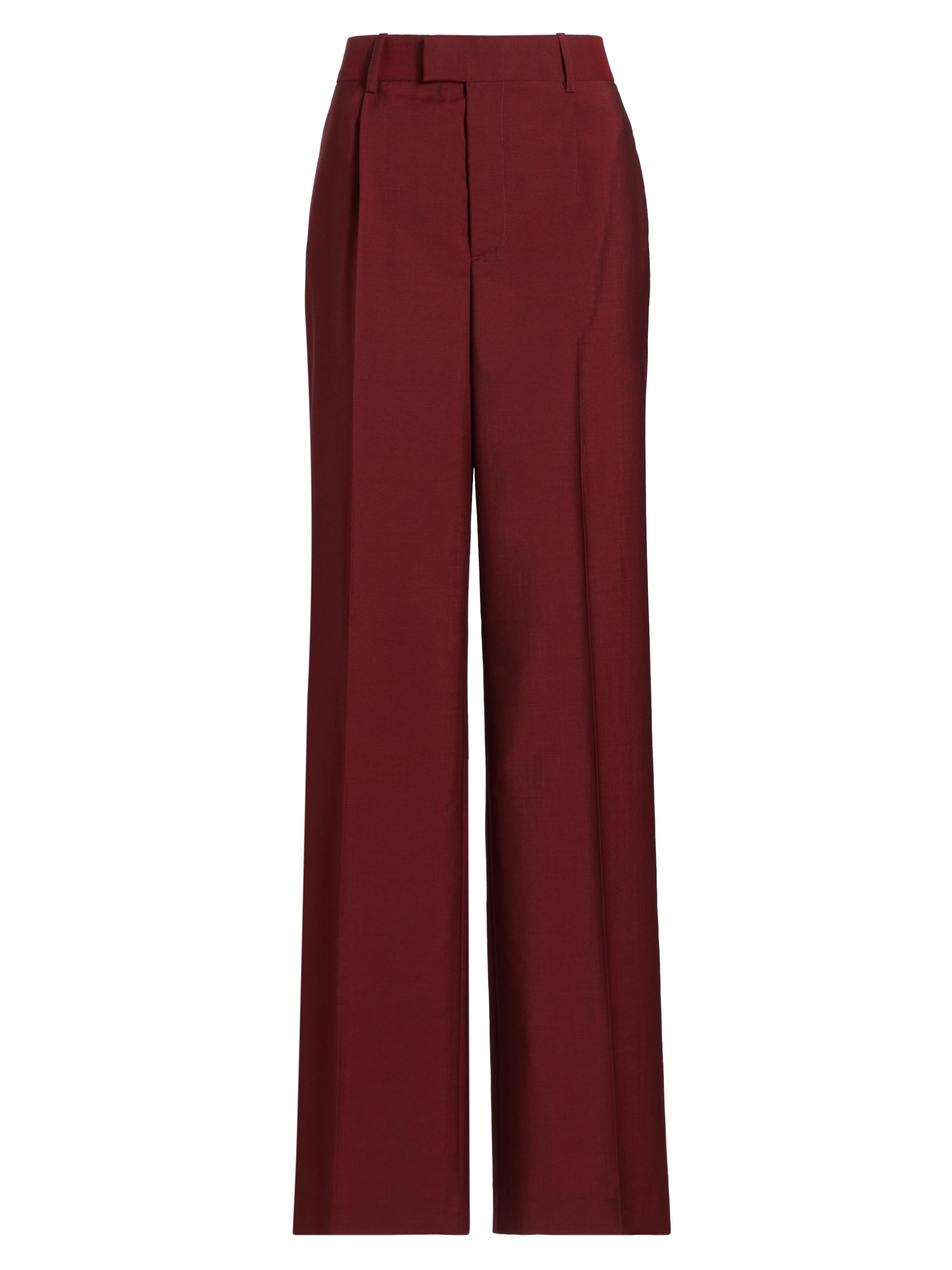 Róhe Women's Pleated Tailored Trousers - Port Changeant