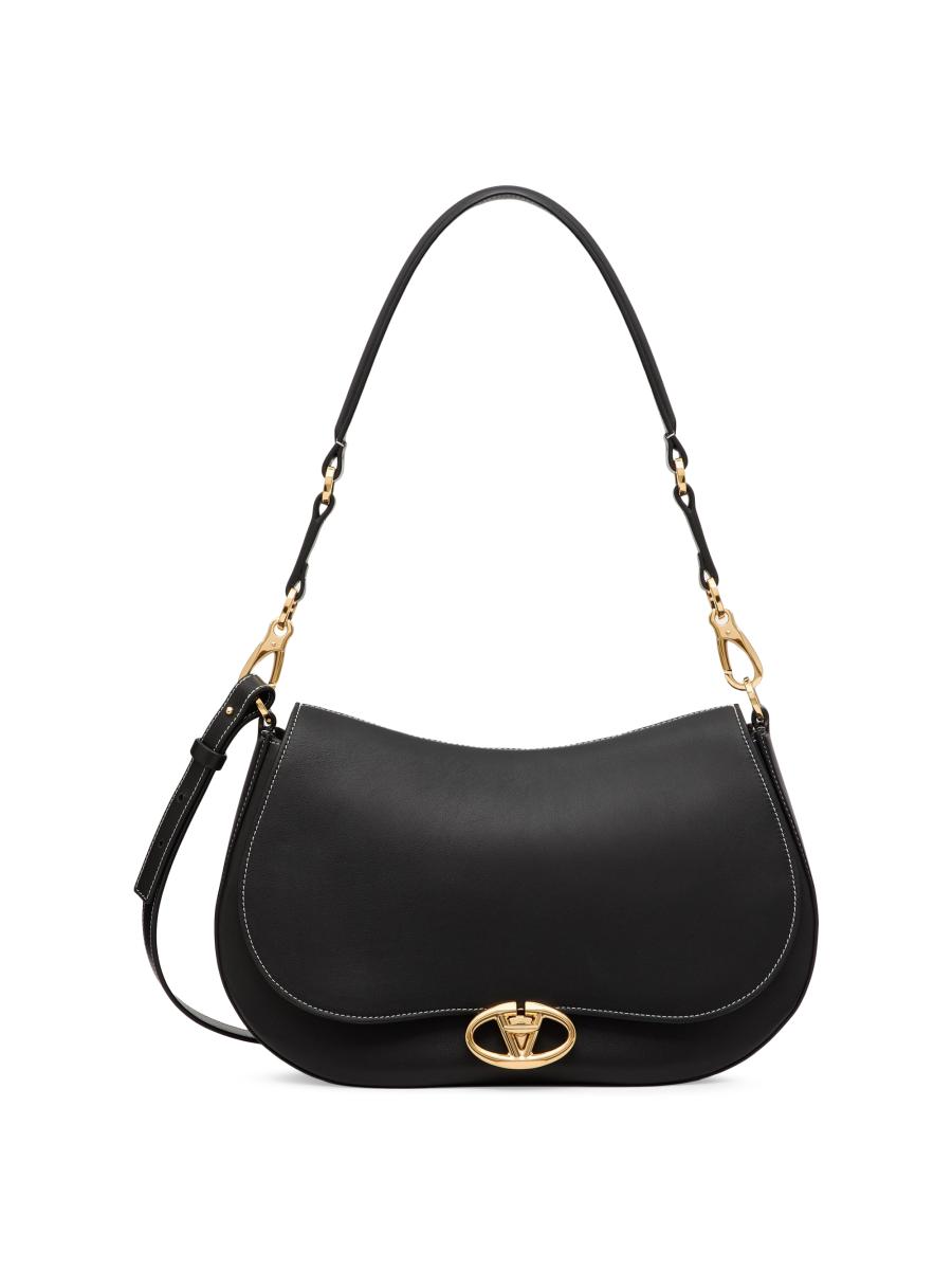 ショルダーバッグ・ポシェット VALENTINO GARAVANI OHVAL MEDIUM NAPPA SHOULDER BAG Valentino Garavani Ohval Medium Shoulder Bag in Nappa