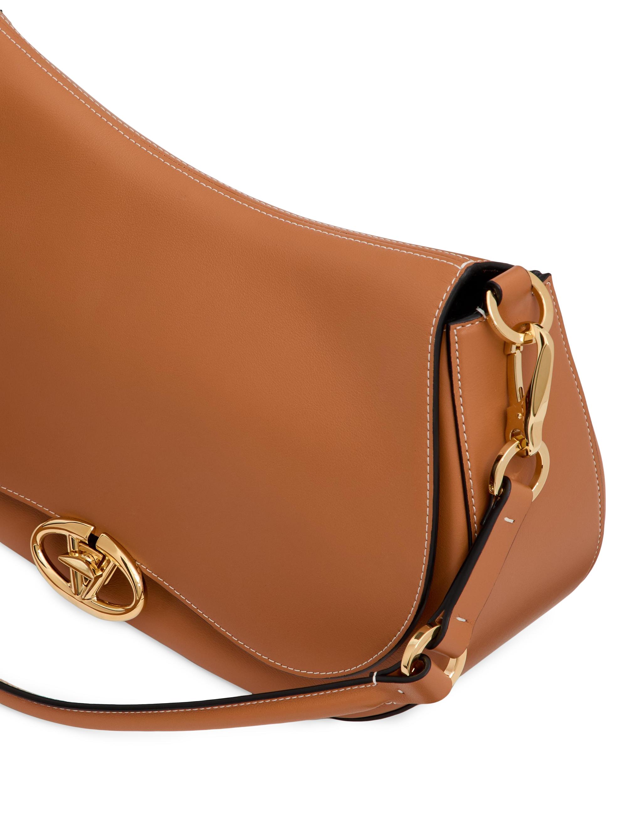 Valentino Garavani Ohval Medium Shoulder Bag in Nappa Calfskin