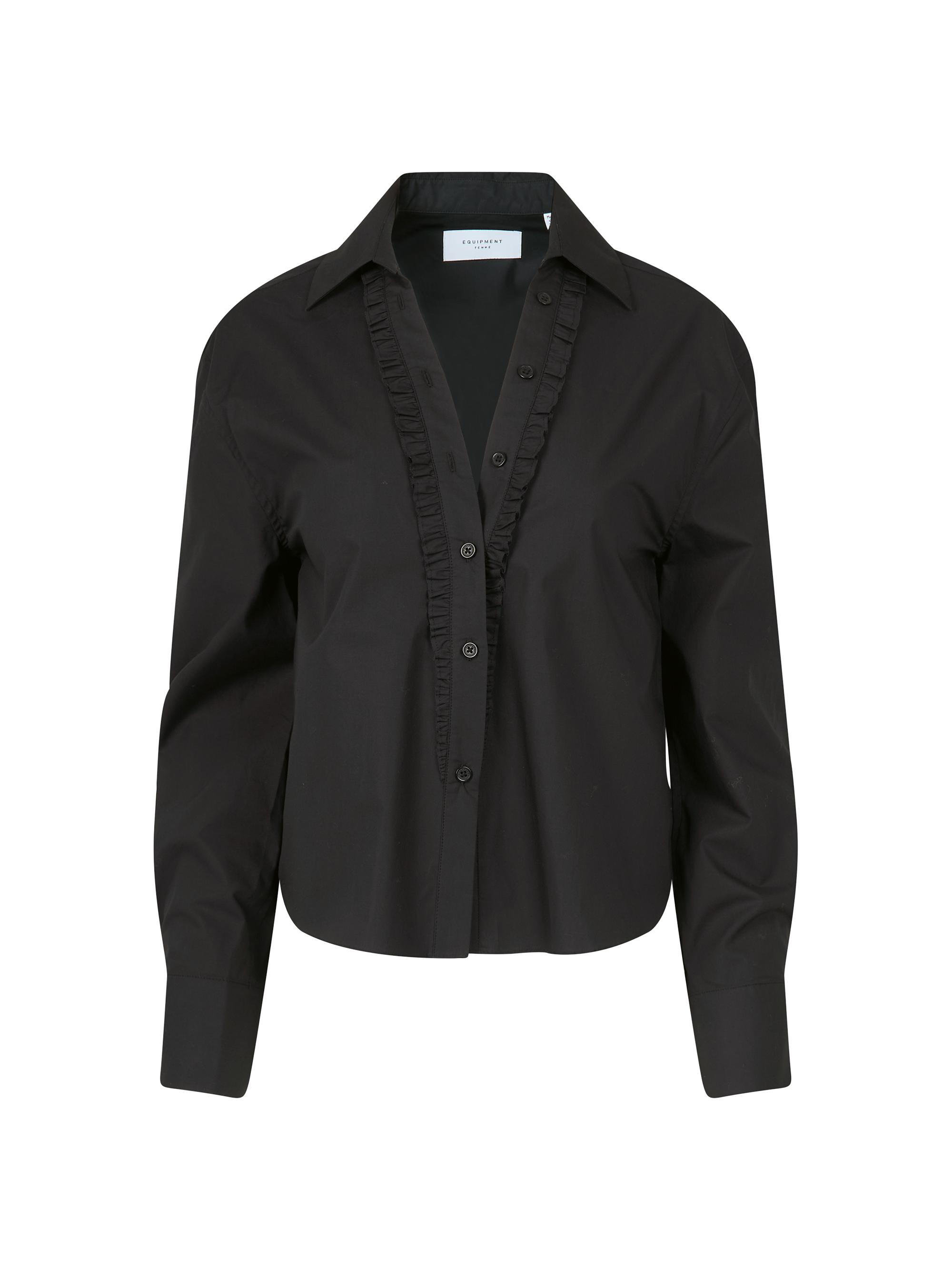 Equipment Women's Aitana Cotton Shirt - True Black
