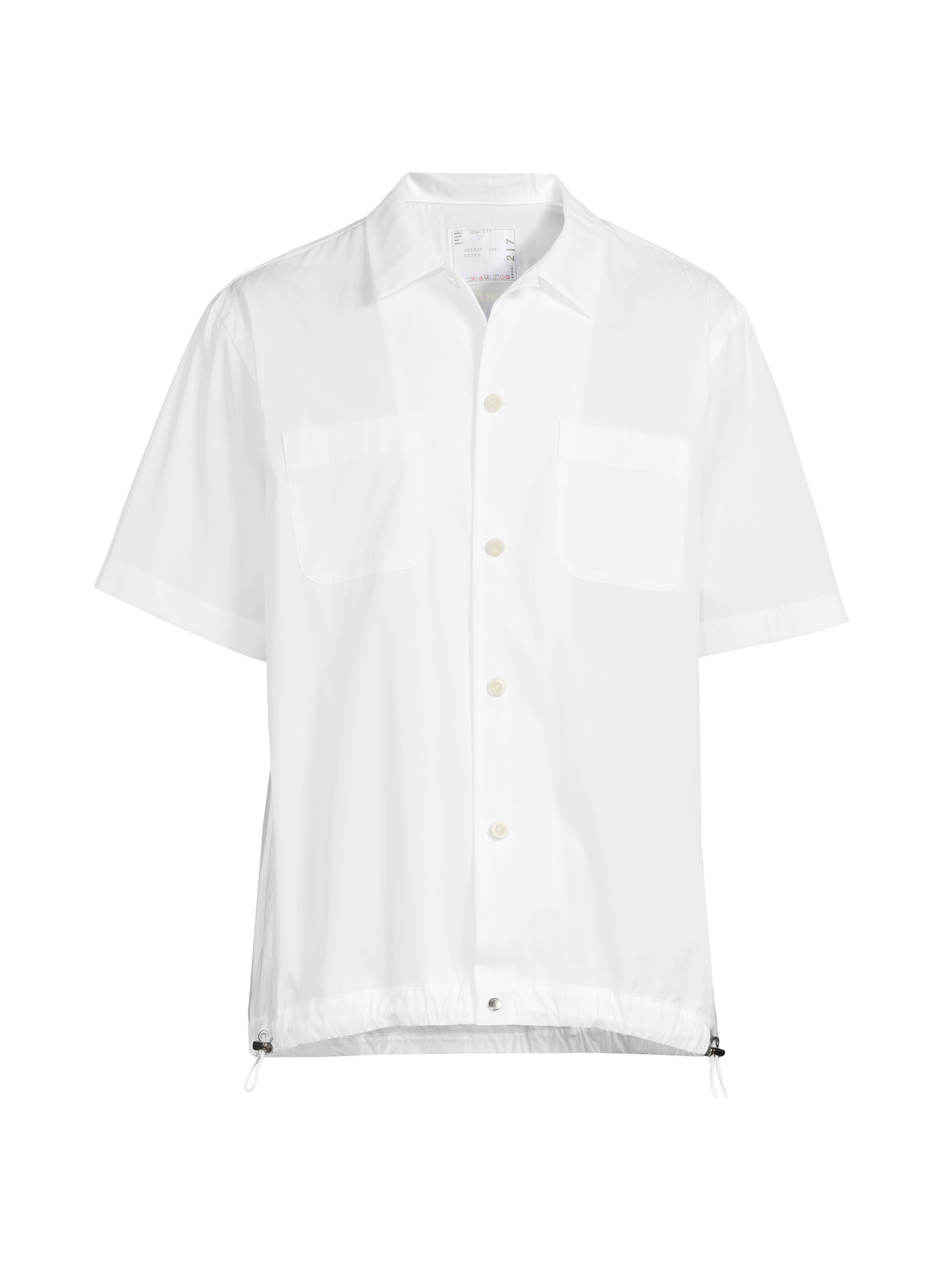 Cotton Button-Front Shirt
