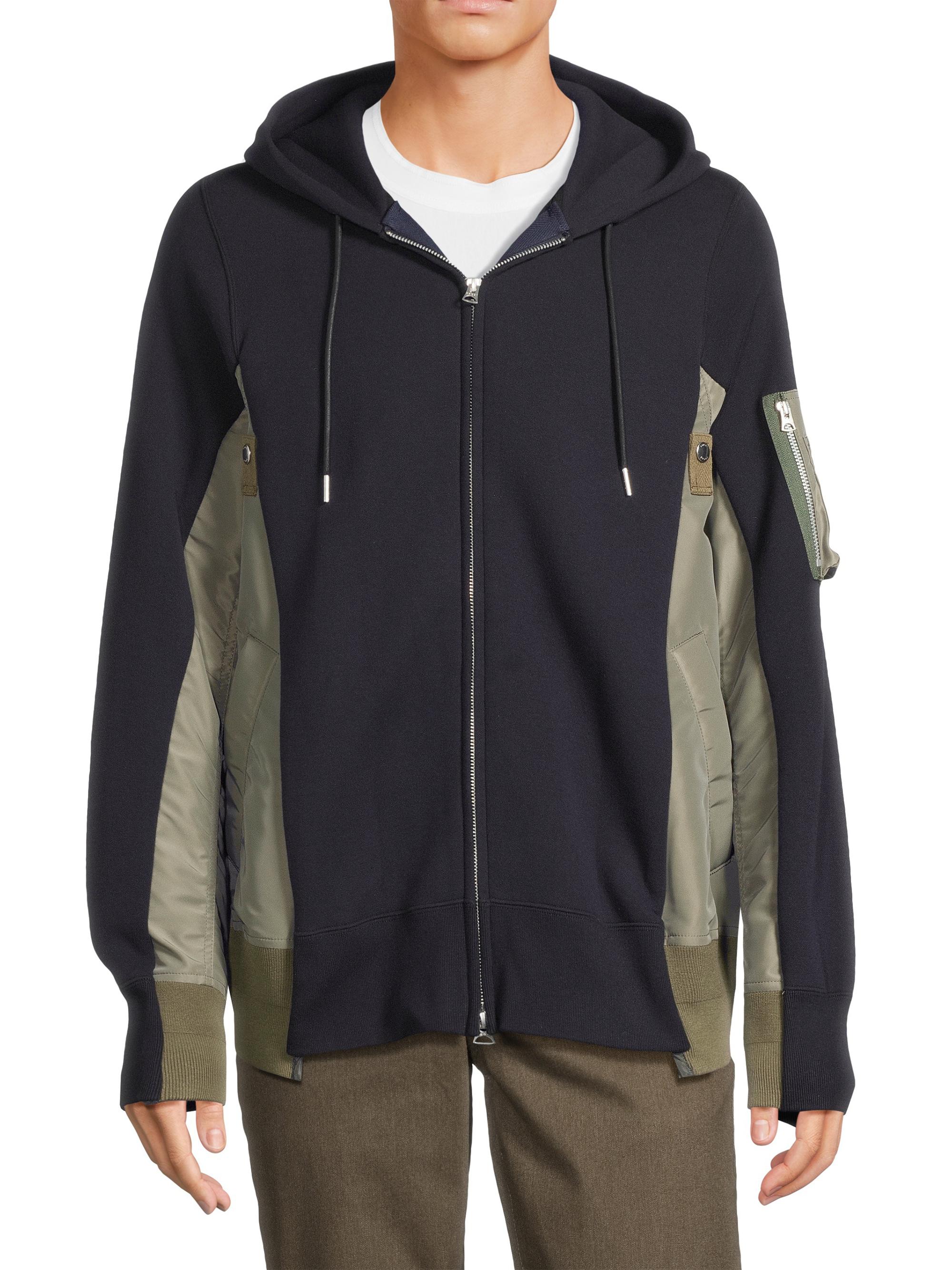 【本日セール】新品未使用 sacai Sponge Sweat Pullover Sacai Sponge Sweat Cotton-Blend Hoodie | Saks Fifth Avenue