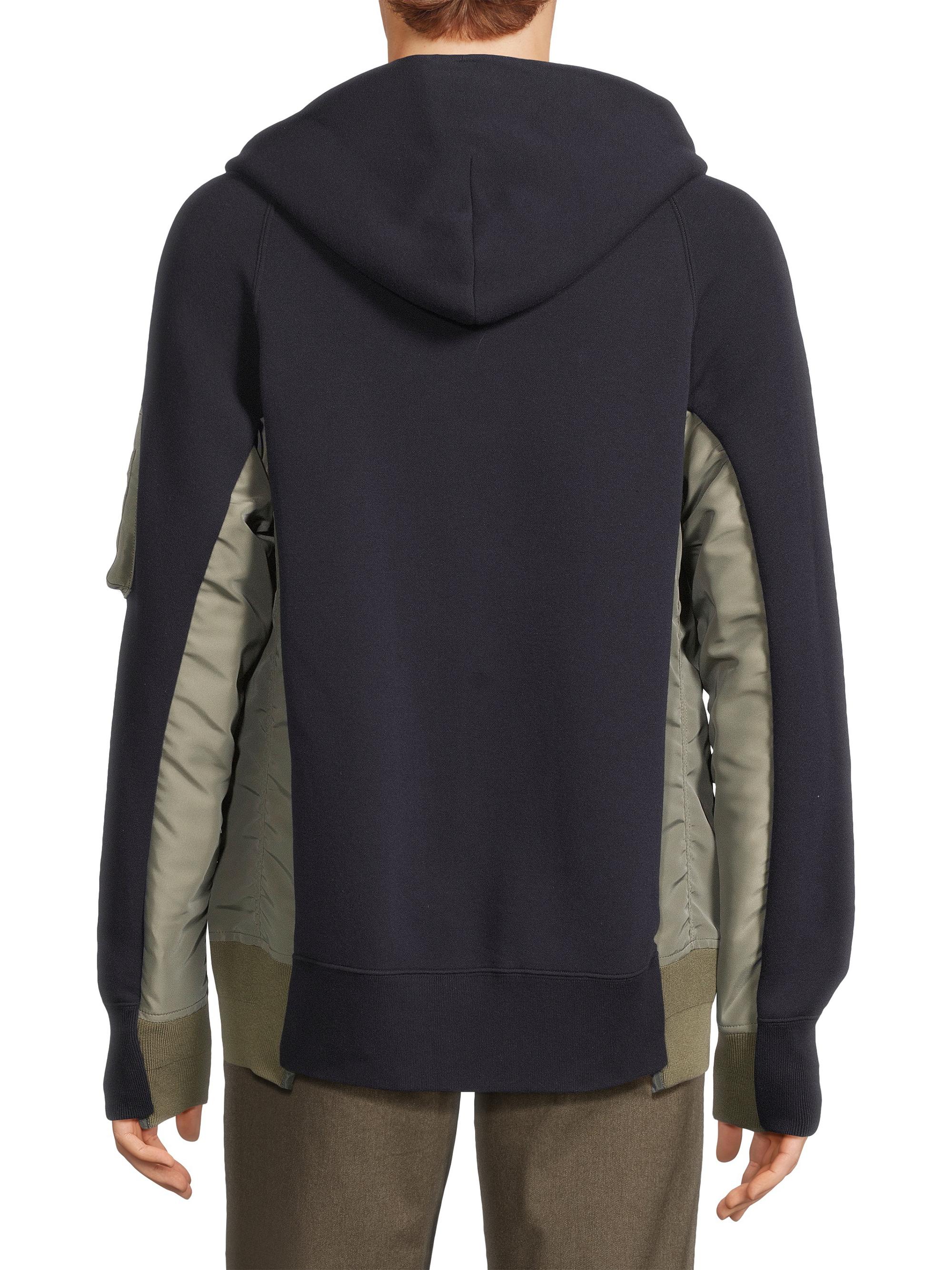 Sacai Sponge Sweat Cotton-Blend Hoodie | Saks Fifth Avenue