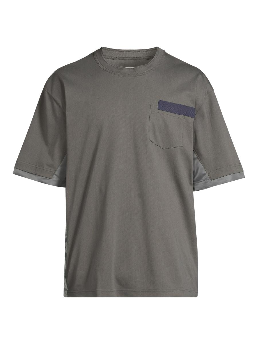 Sacai Cotton Mixed-Media T-Shirt | Saks Fifth Avenue