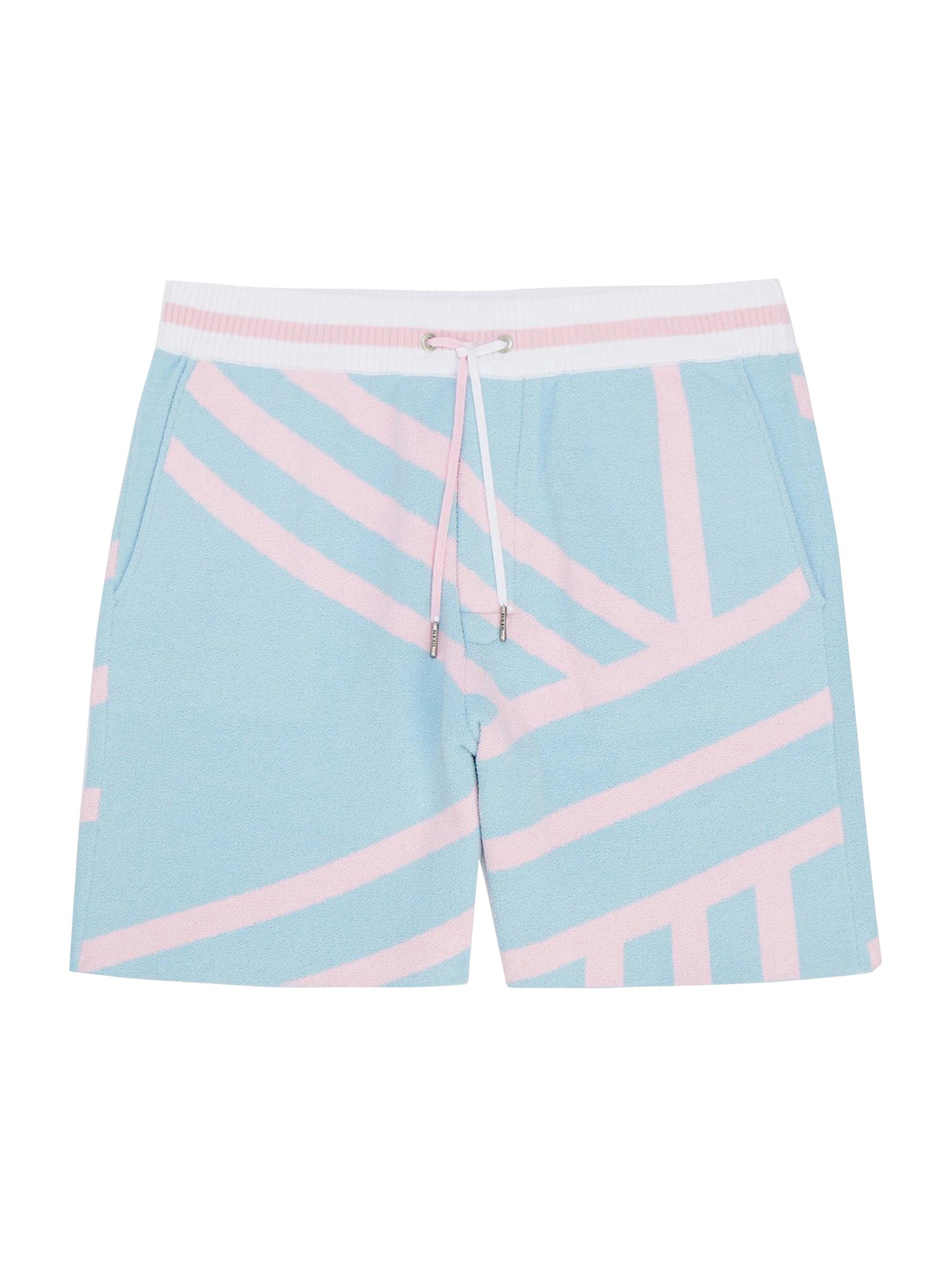 Ser.o.ya Men's Zeppelin Shorts - Jacquard Blue Pink