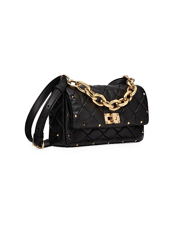 Shop Valentino Garavani Rockstud Spike in Nappa Patchwork Shop Valentino Garavani Rockstud Spike in Nappa Patchwork