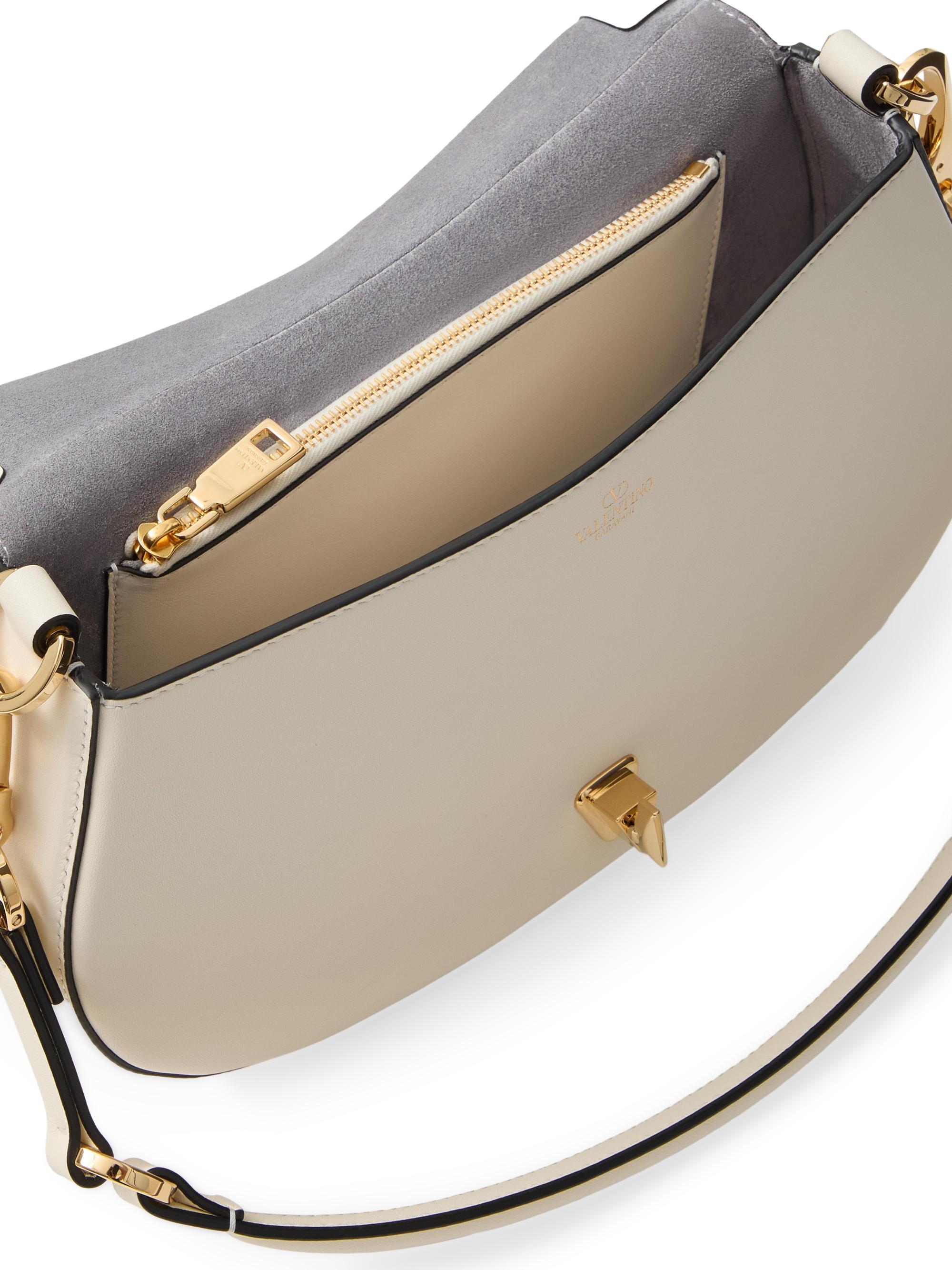 Valentino Garavani Small Ohval Shoulder Bag in Nappa Calfskin