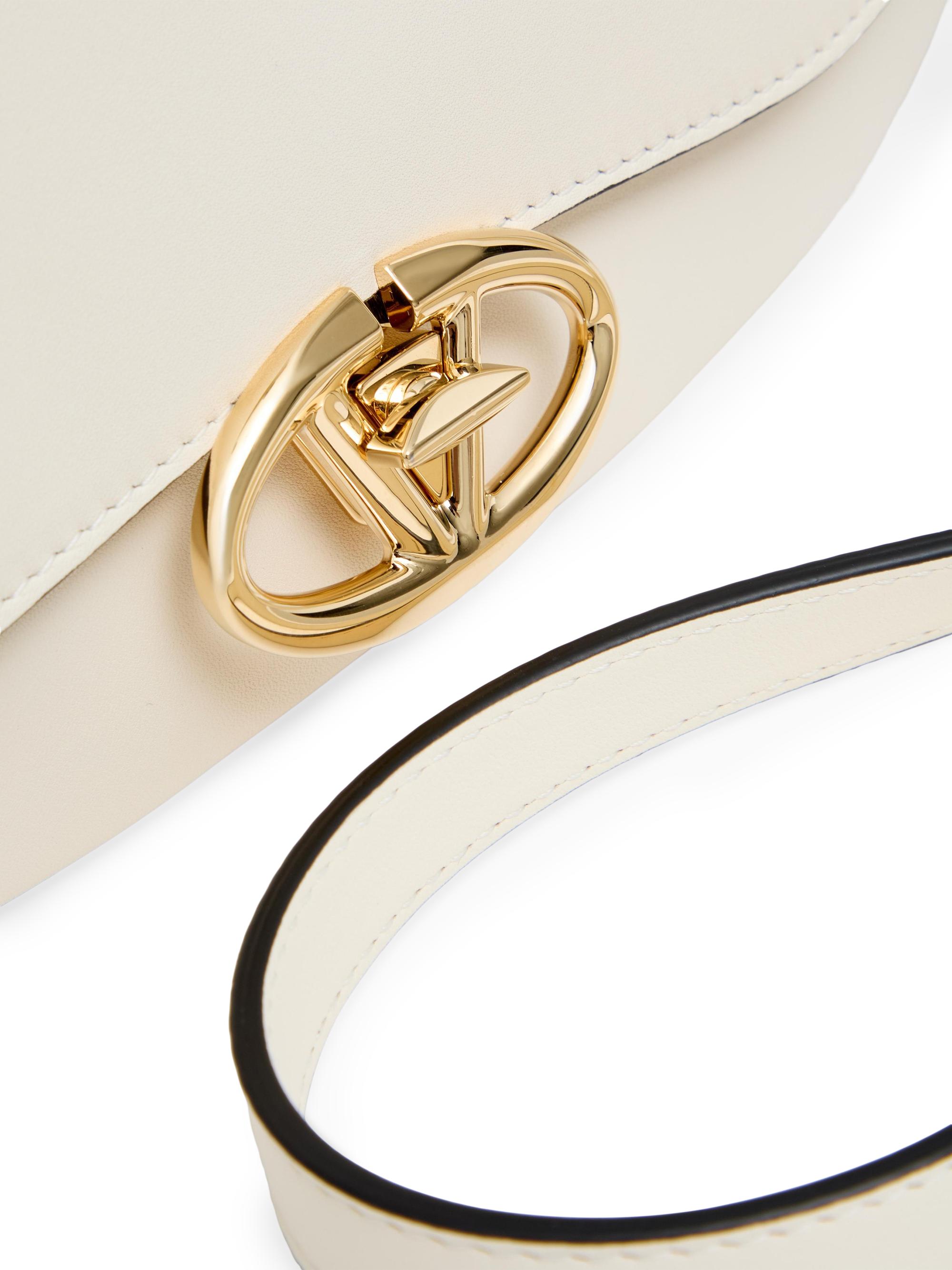 piano*roses　新品★本革オフホワイトショルダーバッグ OFF-WHITE オフホワイト レザーバッグ フラワーズアロー ミニ