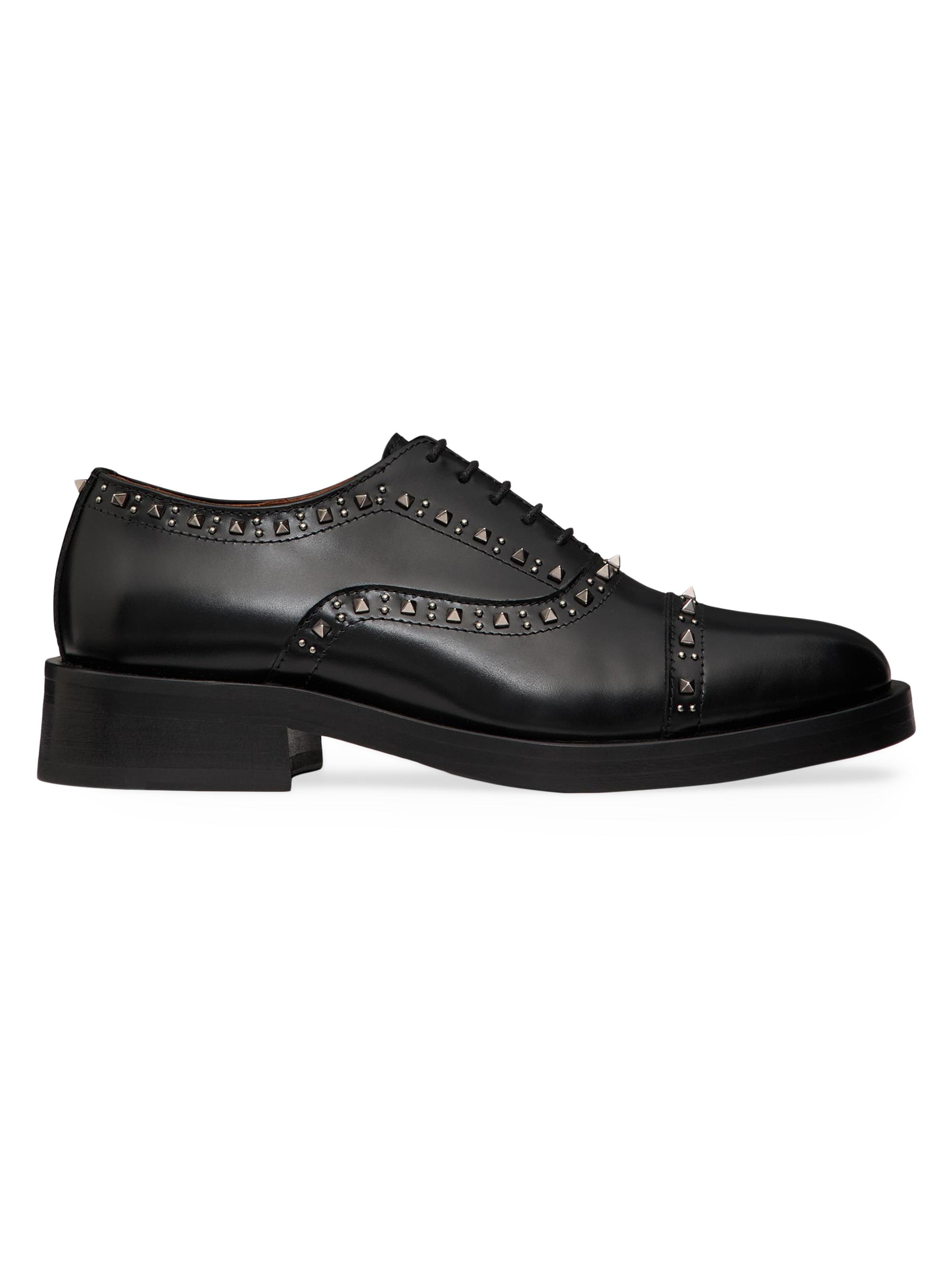 Valentino Garavani Gentleglam Oxford Lace-Up Shoes in Calfskin