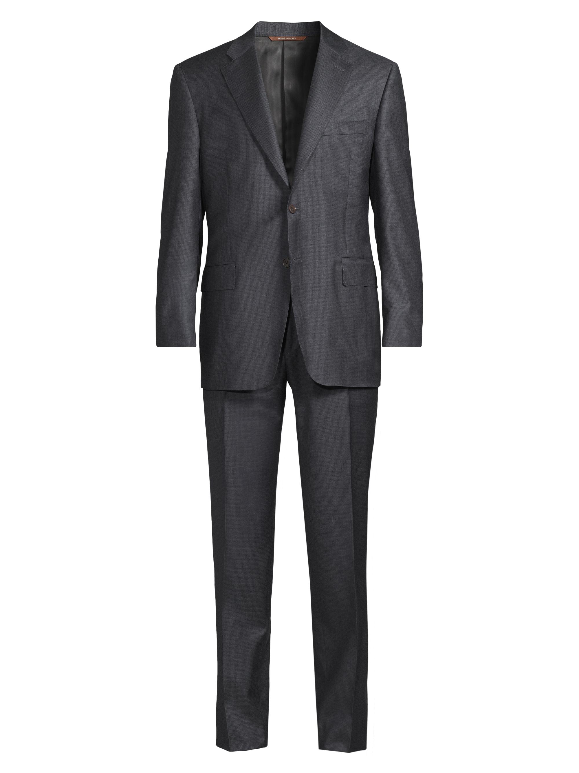 Isaia New Sanita Basic Wool Two-Button Suit | Saks Fifth Avenue