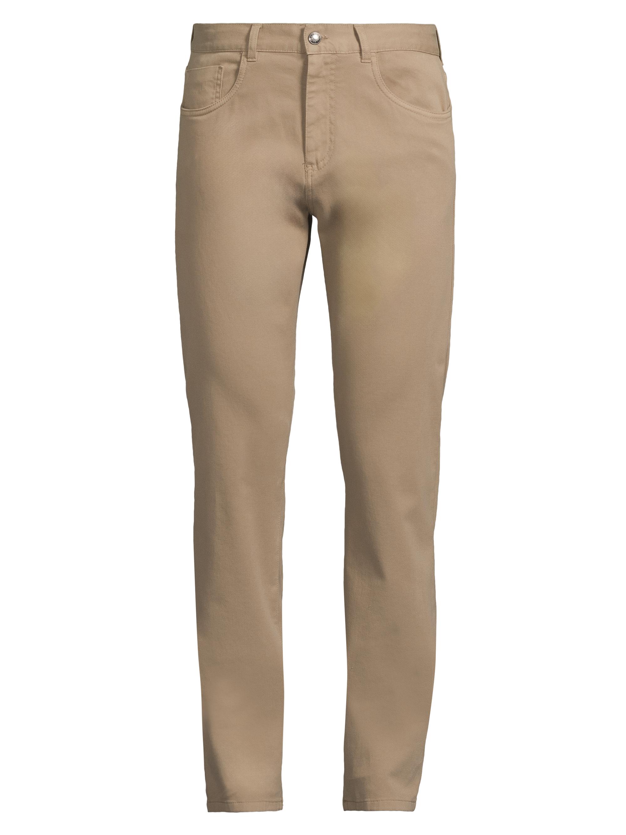 Canali Men's Cotton Sport Pants - Tan