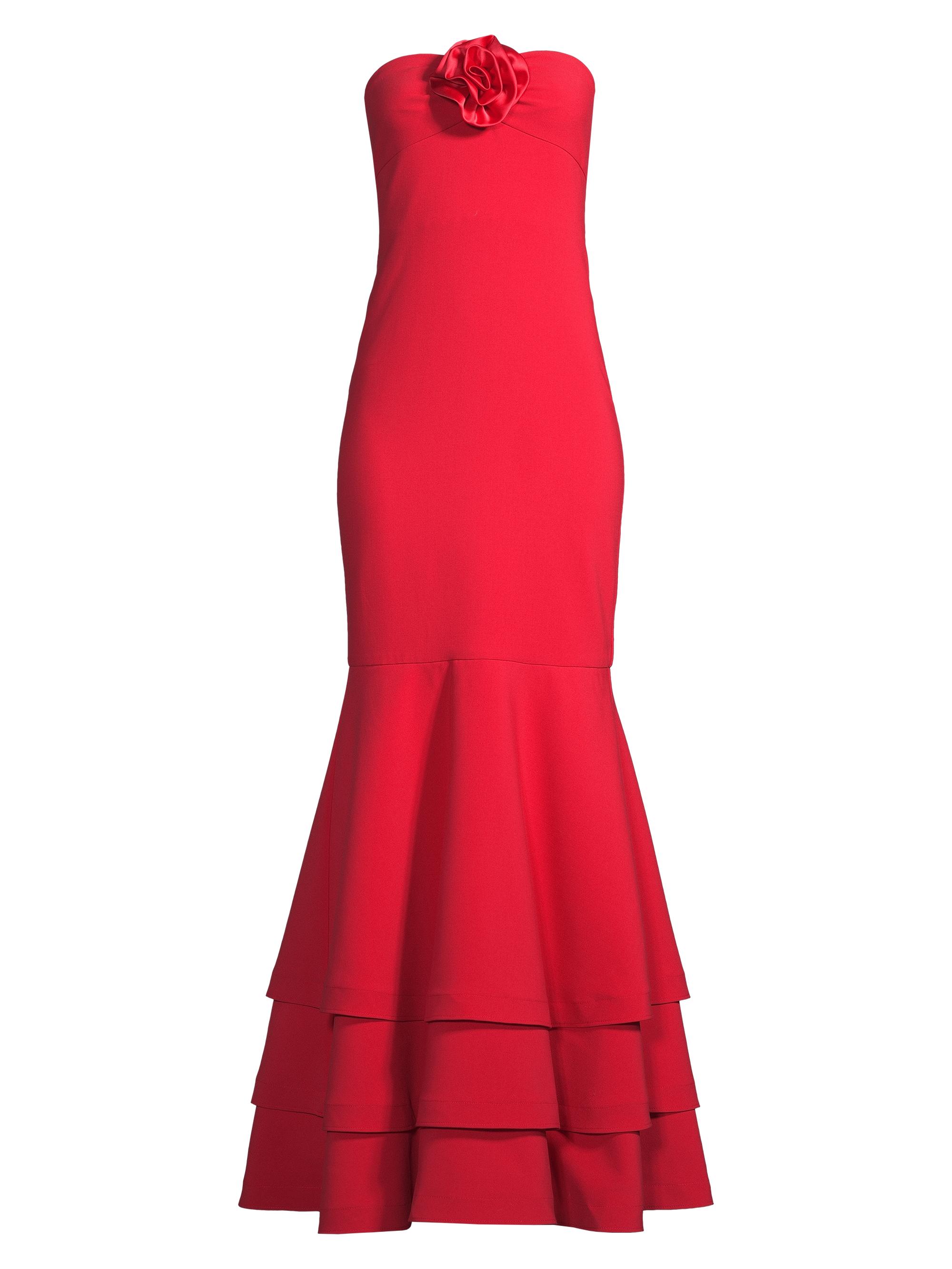 Likely Women's Levi Strapless Mermaid Gown - Scarlet
