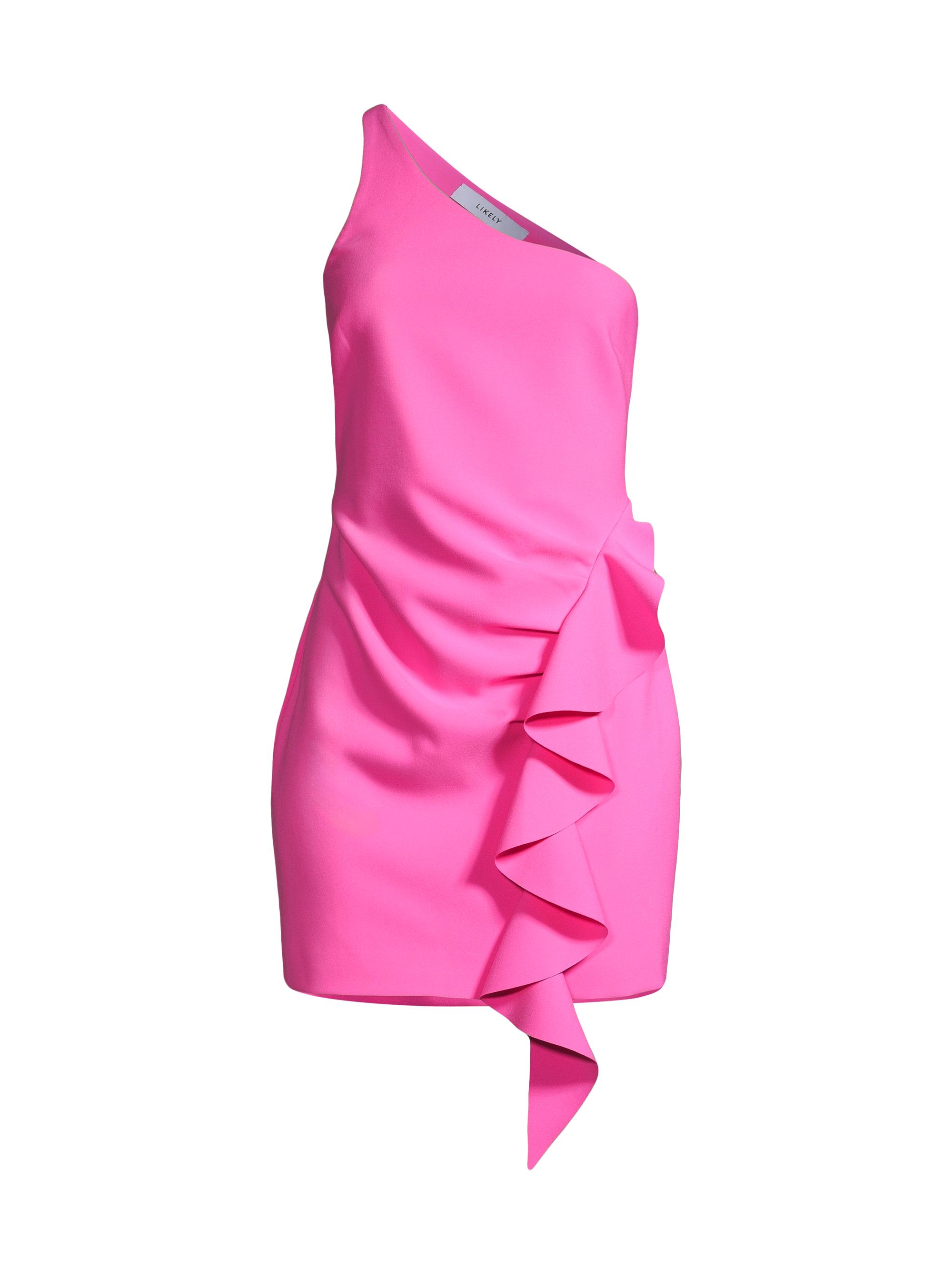 Likely Women's Tyra One-Shoulder Minidress - Pink Sugar