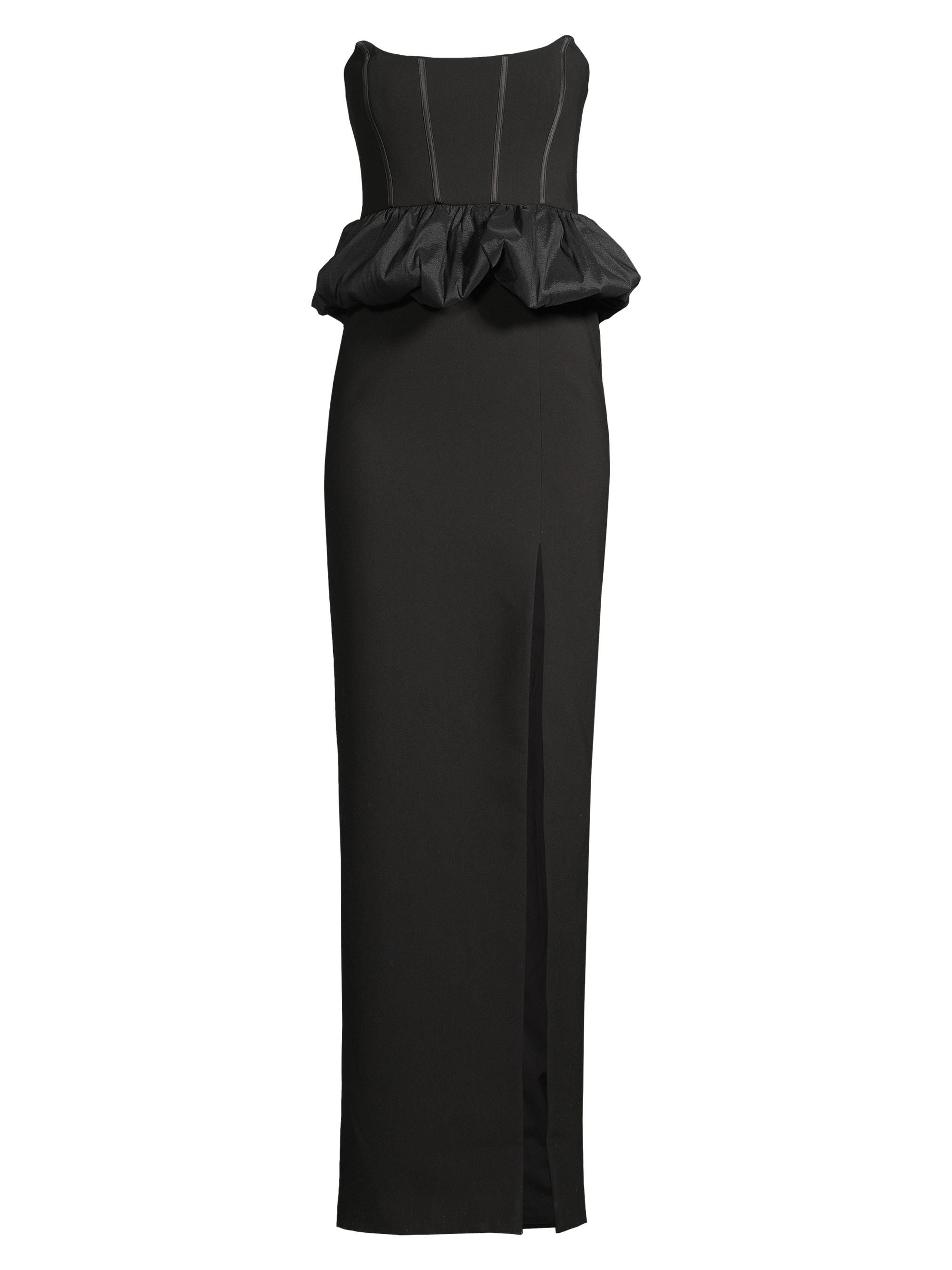 Likely Women's Liana Strapless Peplum Gown - Black