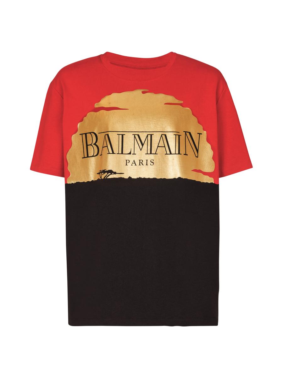Balmain ロゴ Tシャツ | ブラック | FARFETCH JP