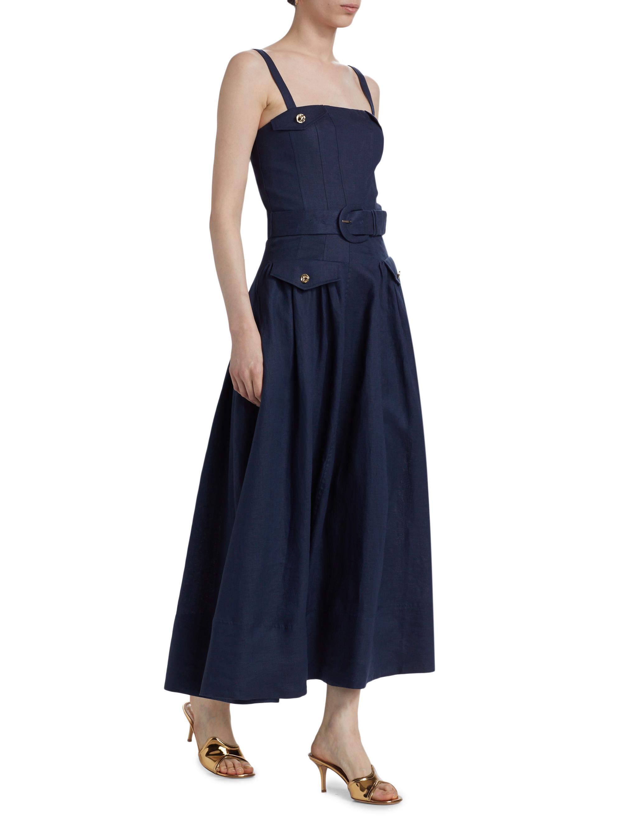 Nicholas the Label Shelby Belted Utility Midi-Dress | Saks Fifth