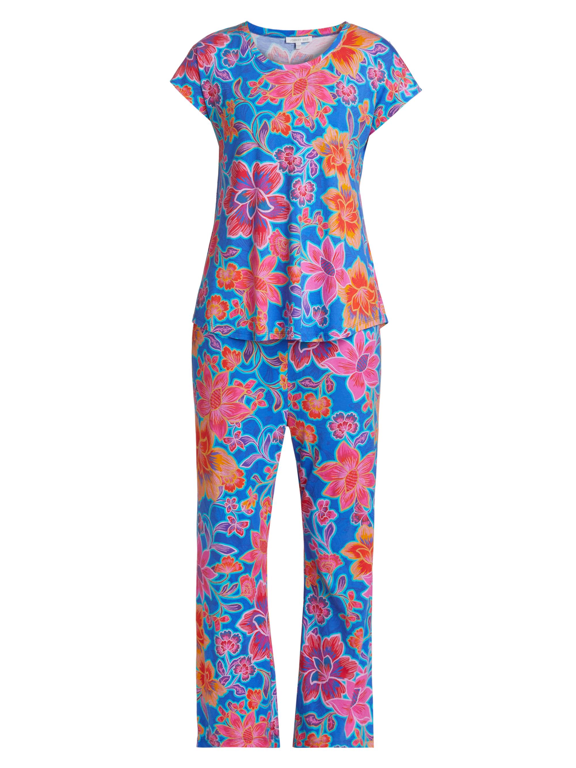 Johnny Was Women's Daniela Floral Cotton-Blend Pajamas