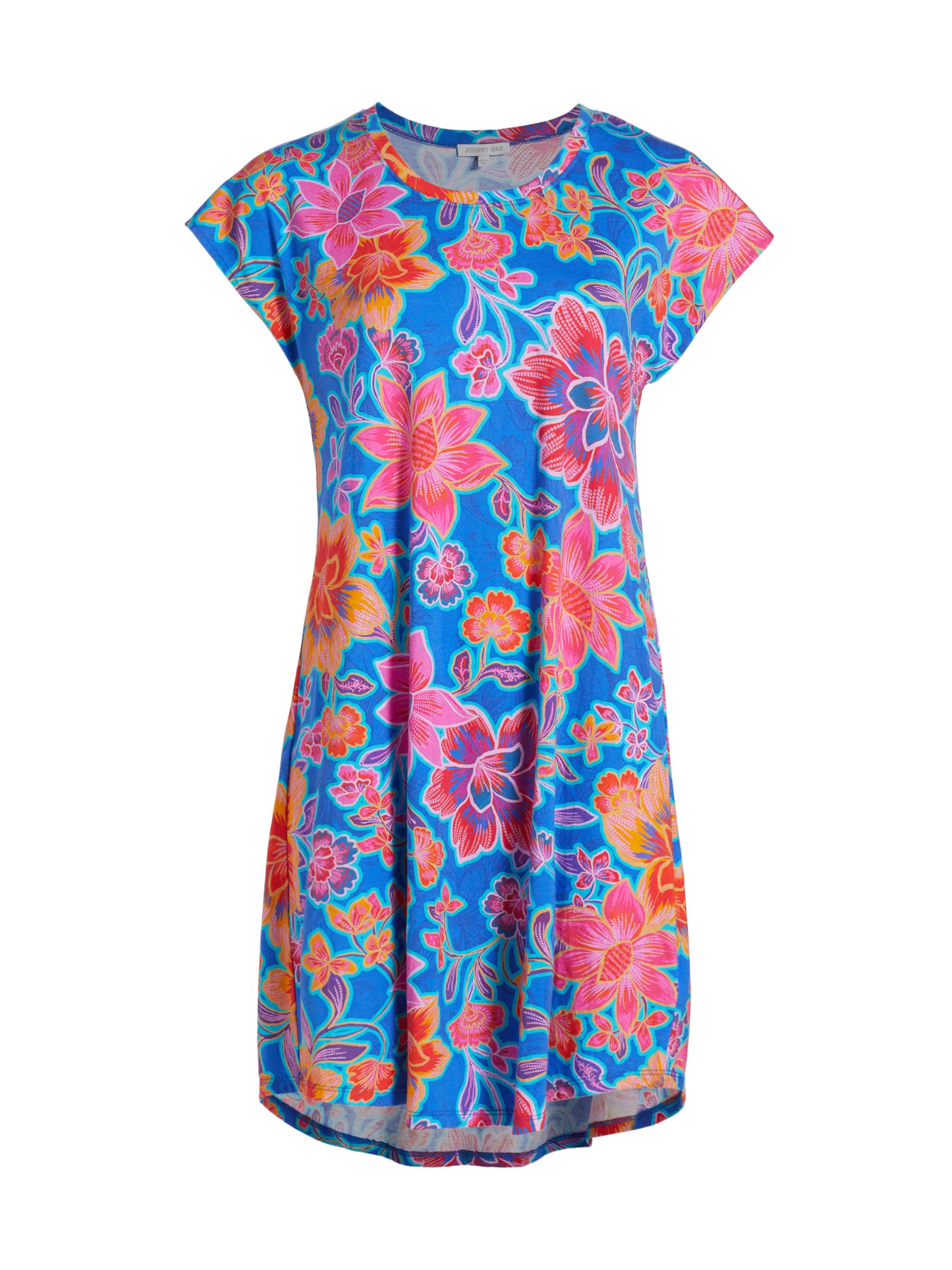 Johnny Was Women's Daniela Floral Cotton-Blend Sleep Dress