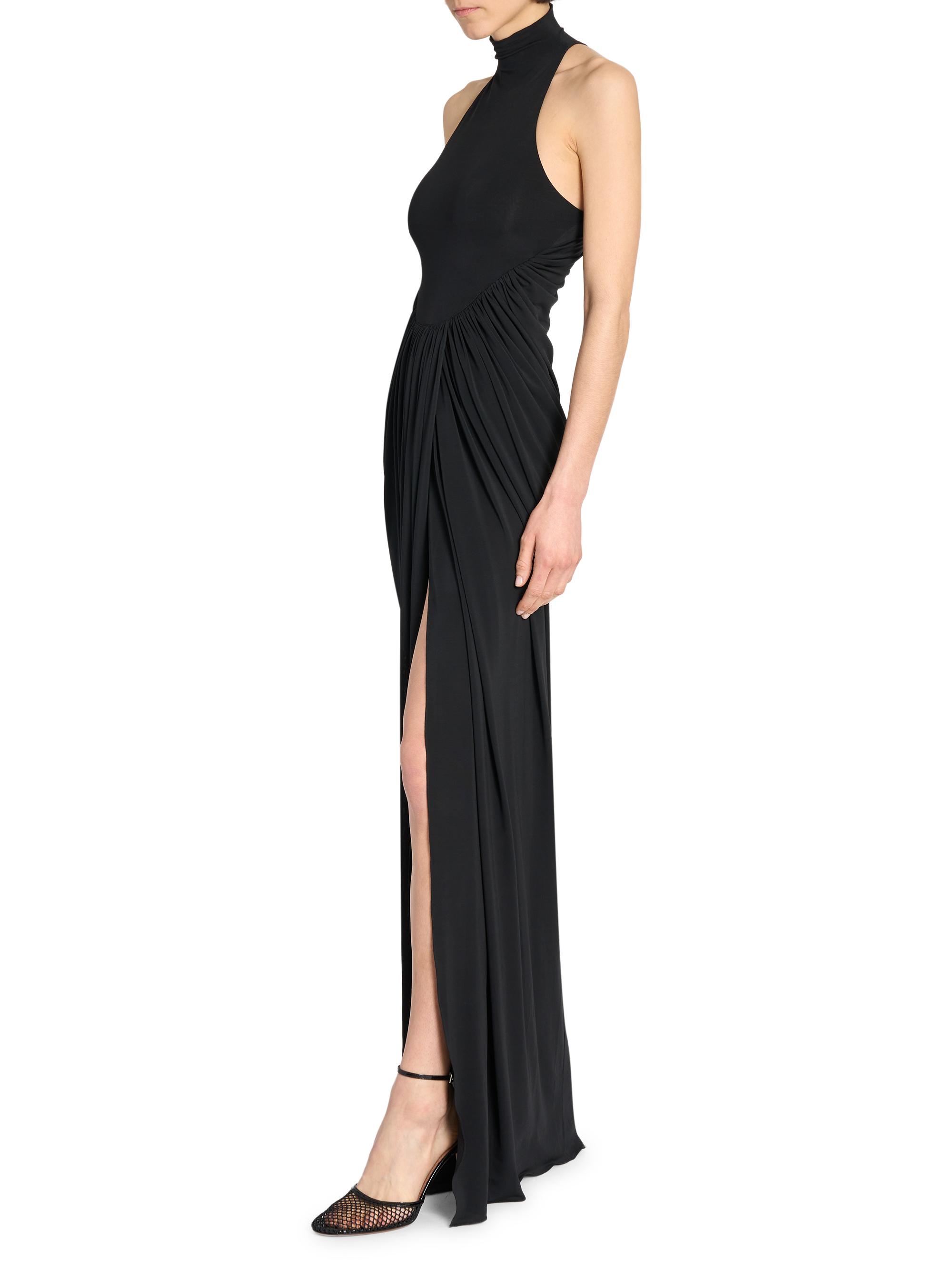 jersey dress women's Carrea Relaxed Liquid Jersey Dress - / Black- Size2XL