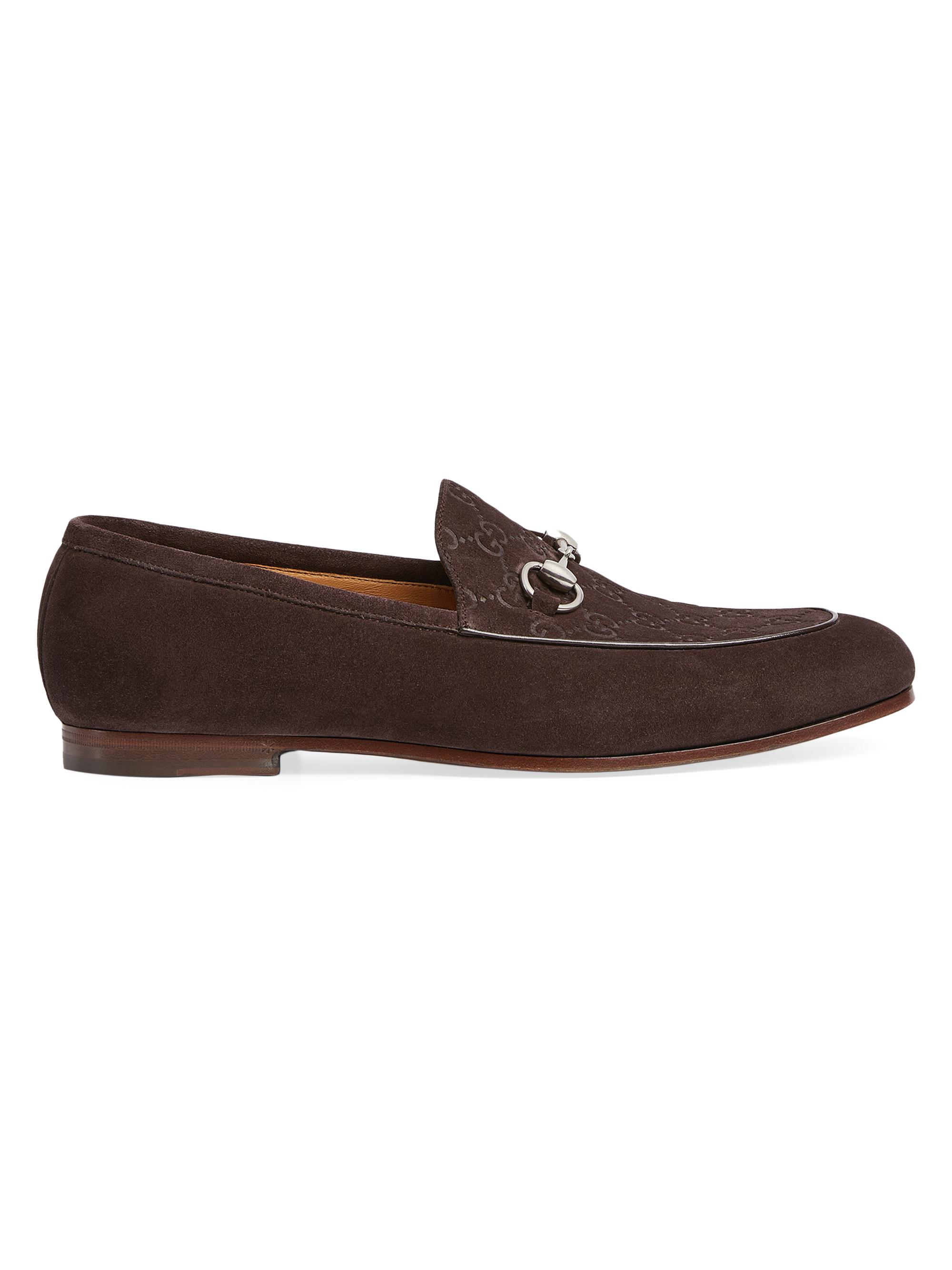 Gucci Men's Jordy Leather Loafers - Night Cocoa