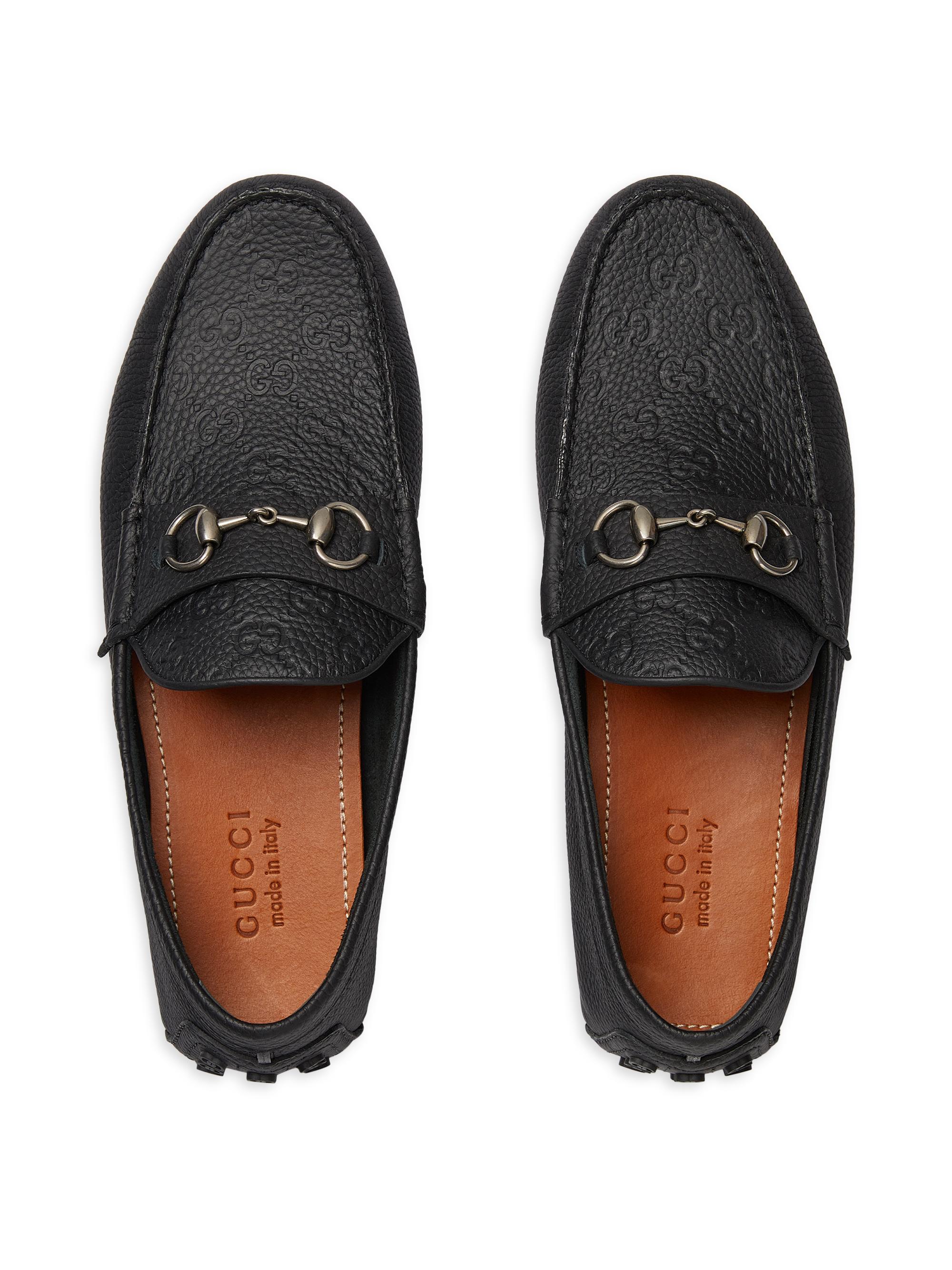 Gucci Byorn Leather Driving Loafers | Saks Fifth Avenue