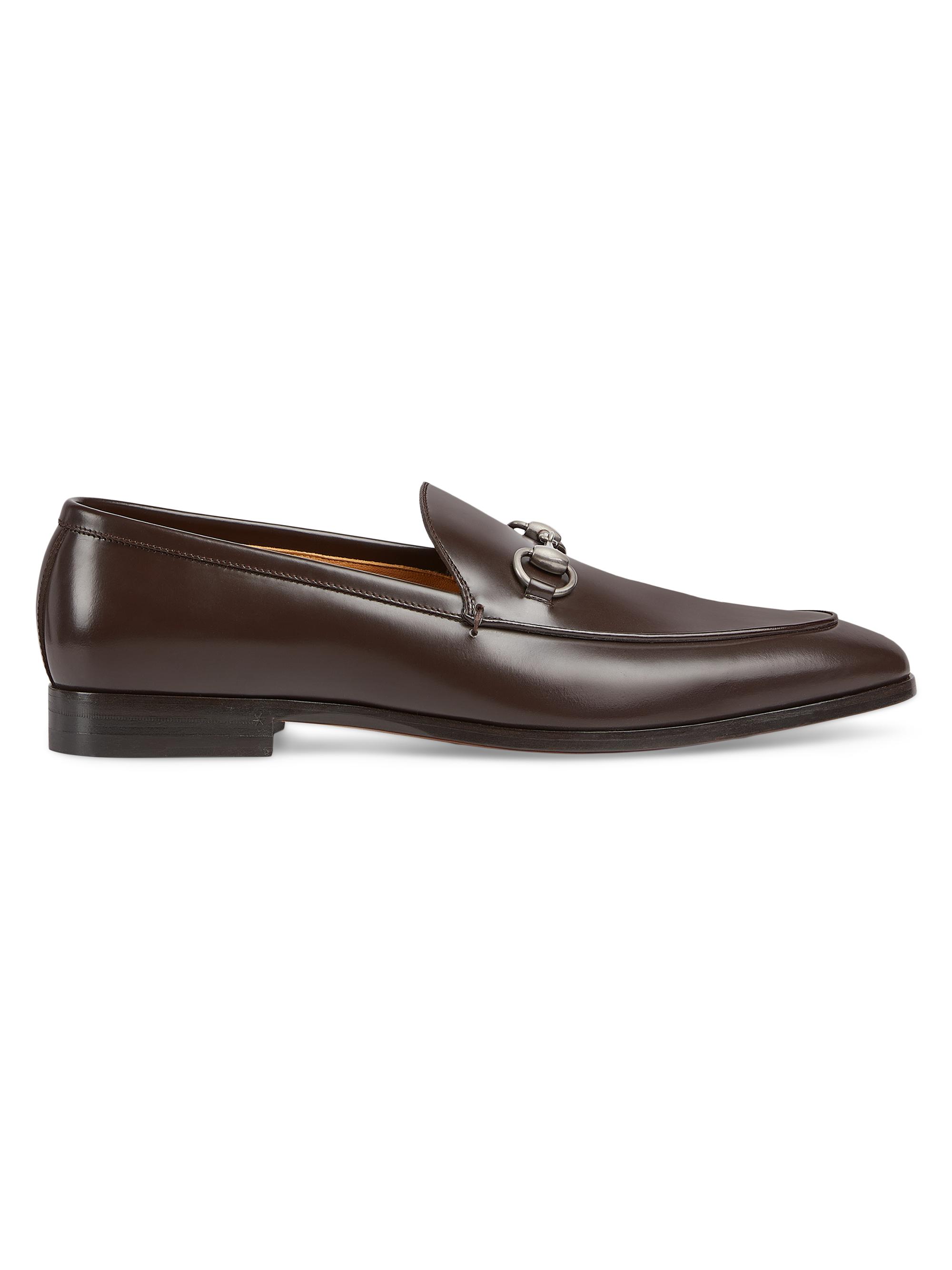 Gucci Men's Next Leather Loafers - Night Cocoa