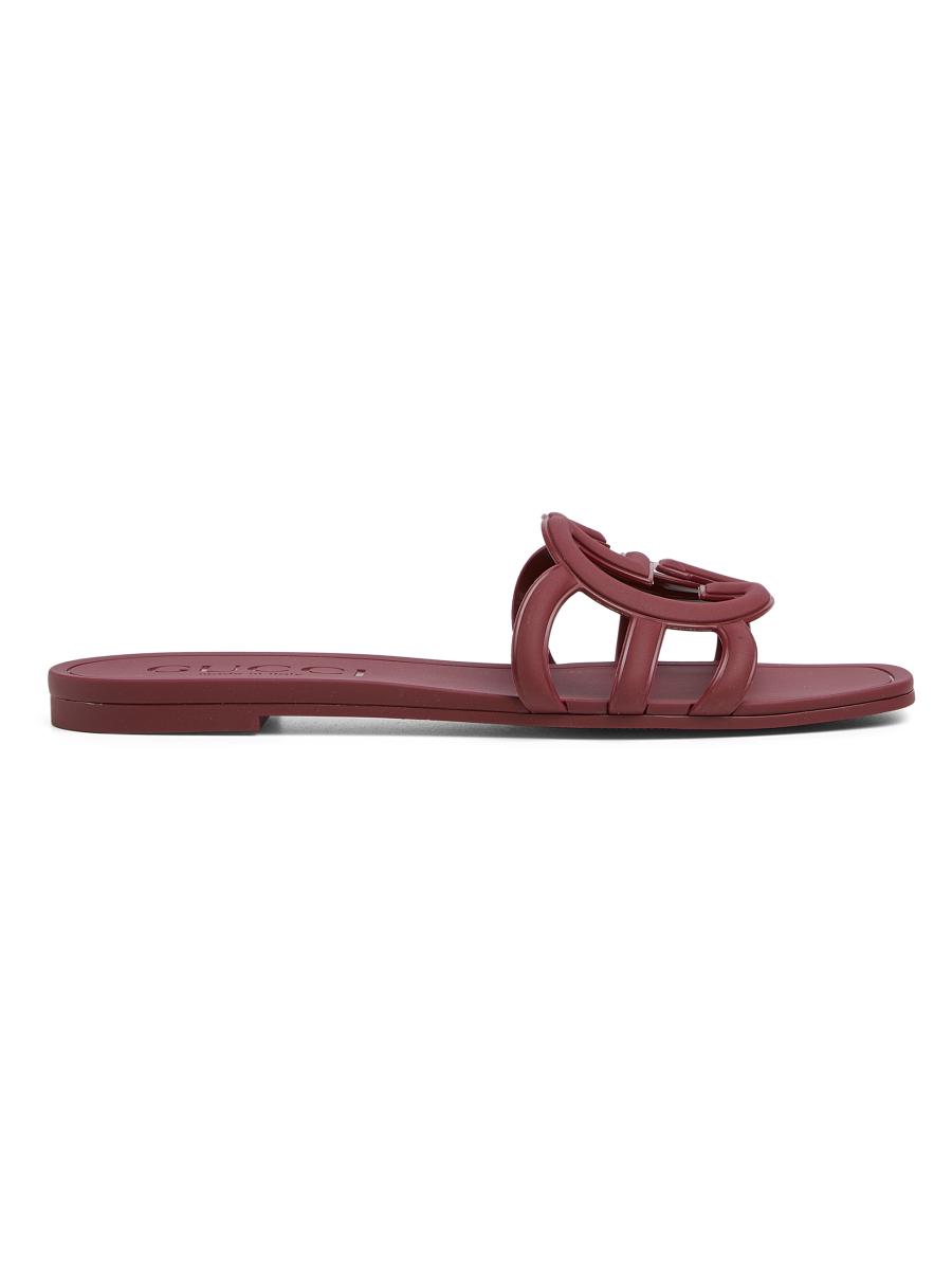 Gucci Palma Rubber Slides | Saks Fifth Avenue