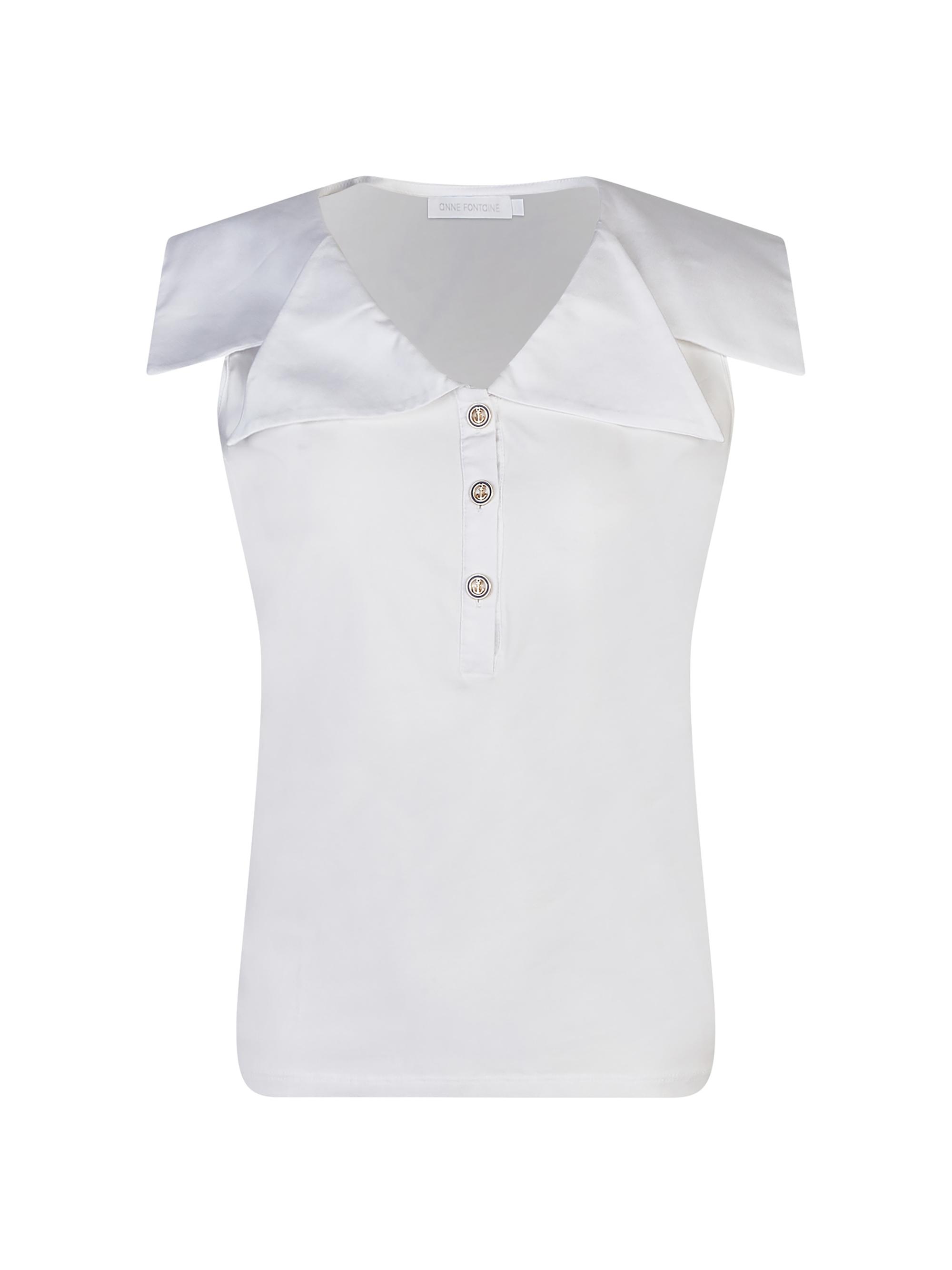 Anne Fontaine Women's Alizee Double Collar Shirt - White