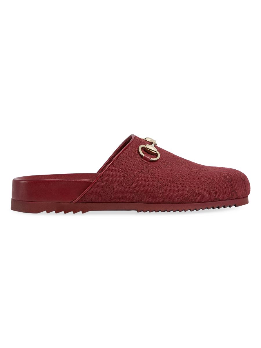 Gucci Sol GG Supreme Canvas Clogs | Saks Fifth Avenue